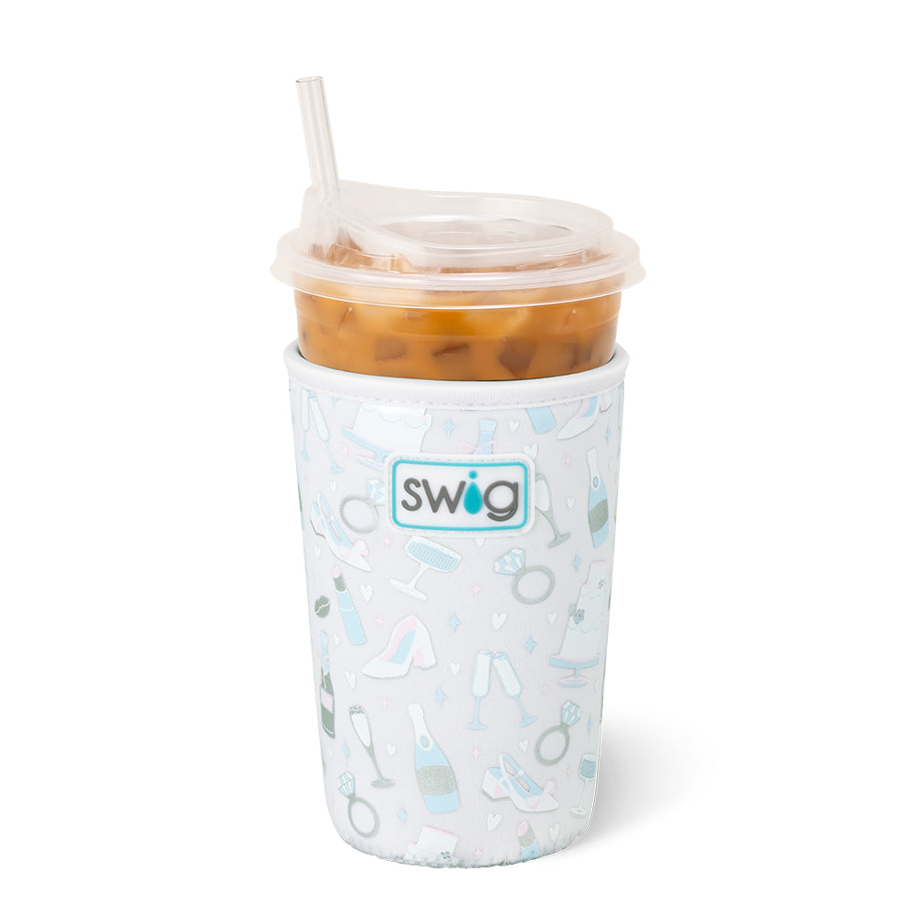 Bride to Be Medium Iced Cup Coolie - Insulated Tumbler for Bachelorette Parties, Bridal Showers & Wedding Celebrations