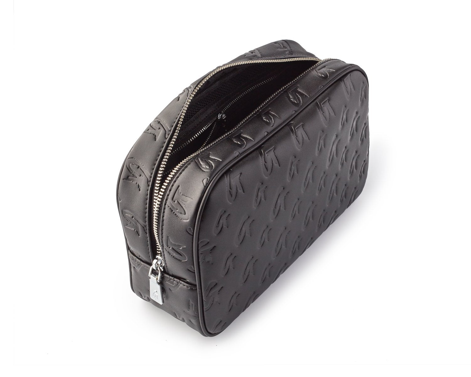 Personalized Monogram Toiletry Bag - Black Travel Cosmetic Organizer for Women & Men - Perfect for Gym, Vacation & Weekend Getaways