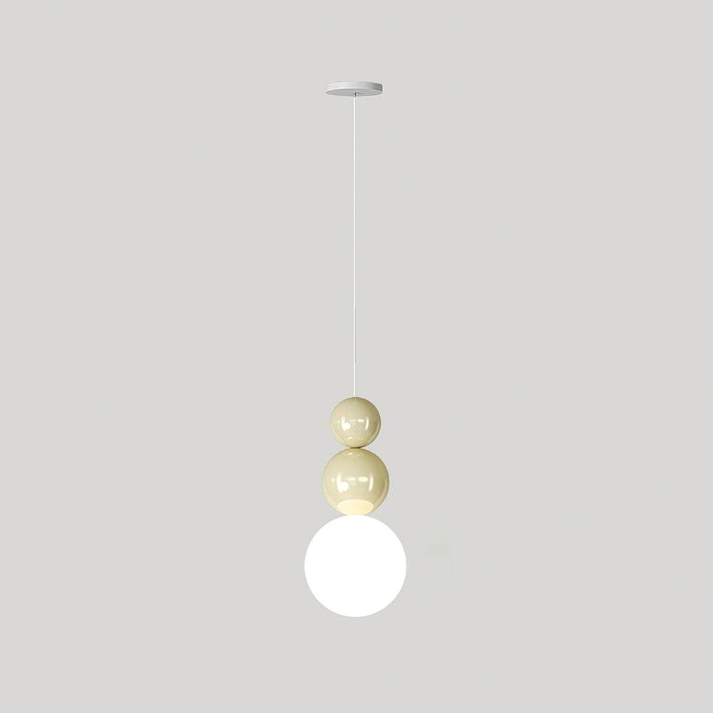 Modern Acrylic Three Ball Pendant Light Fixture - Sleek Hanging Chandelier for Dining Room, Kitchen Island, or Bedroom Lighting