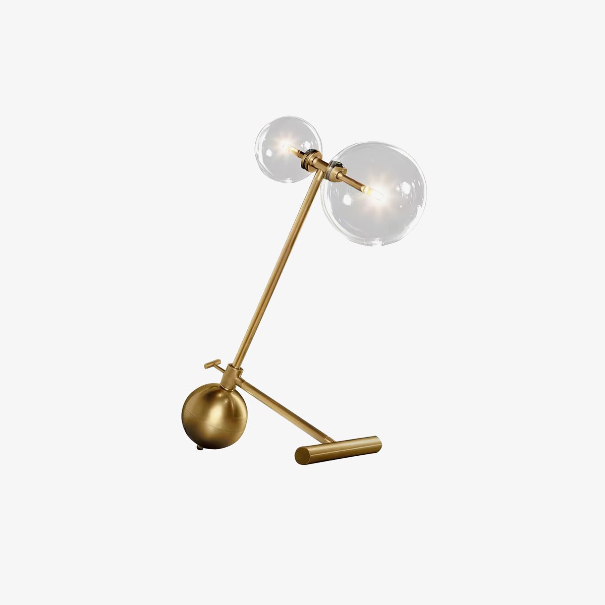 Elegant Gold Pearl Table Lamp - Modern Bedside & Living Room Lighting for Home Decor