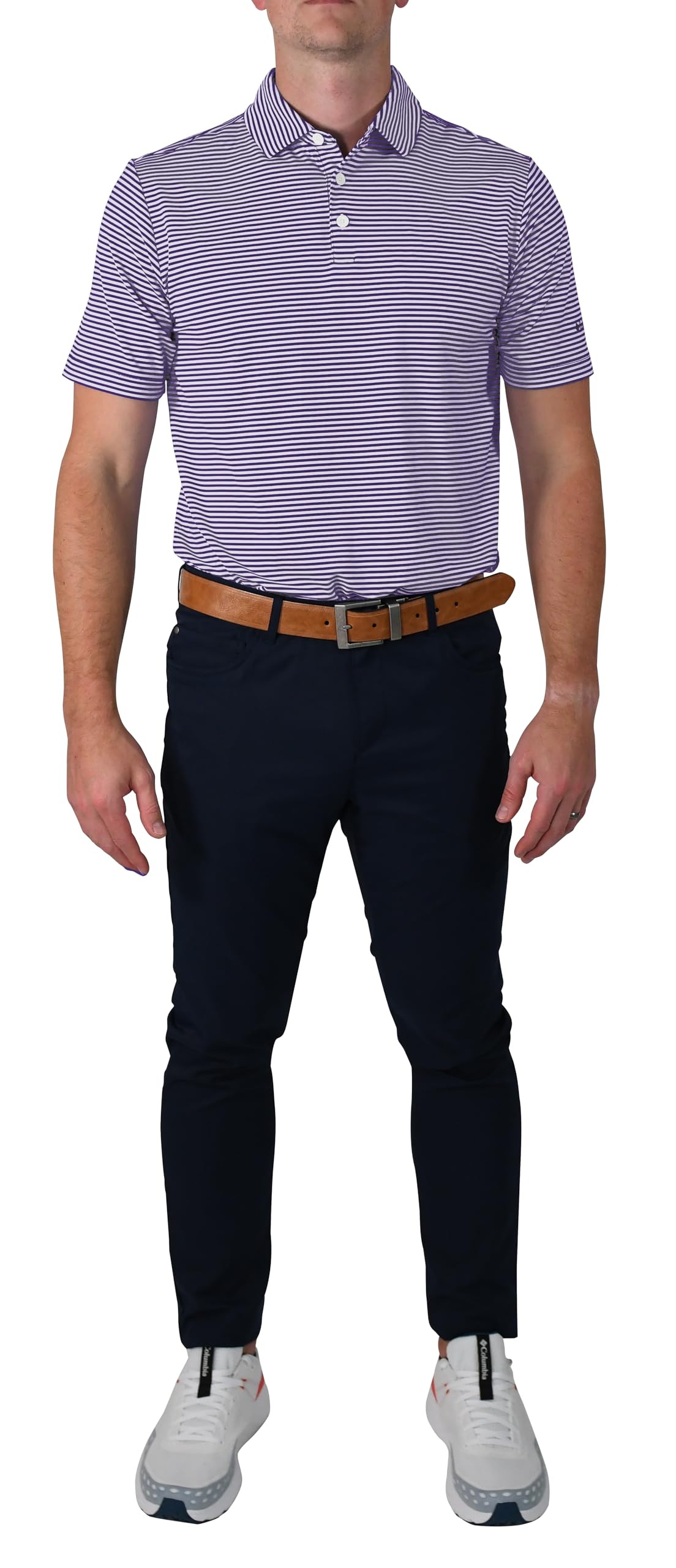 Columbia Men's Golf Polo Shirt - Moisture-Wicking Performance Golf Shirt for Men - Perfect for Golf Course, Clubhouse & Casual Wear