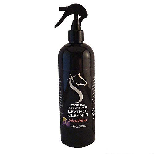 Premium Leather Cleaner & Conditioner with Floral Citrus Scent - Gentle Formula for Sofas, Bags, Shoes & More - Restores & Protects Leather Surfaces