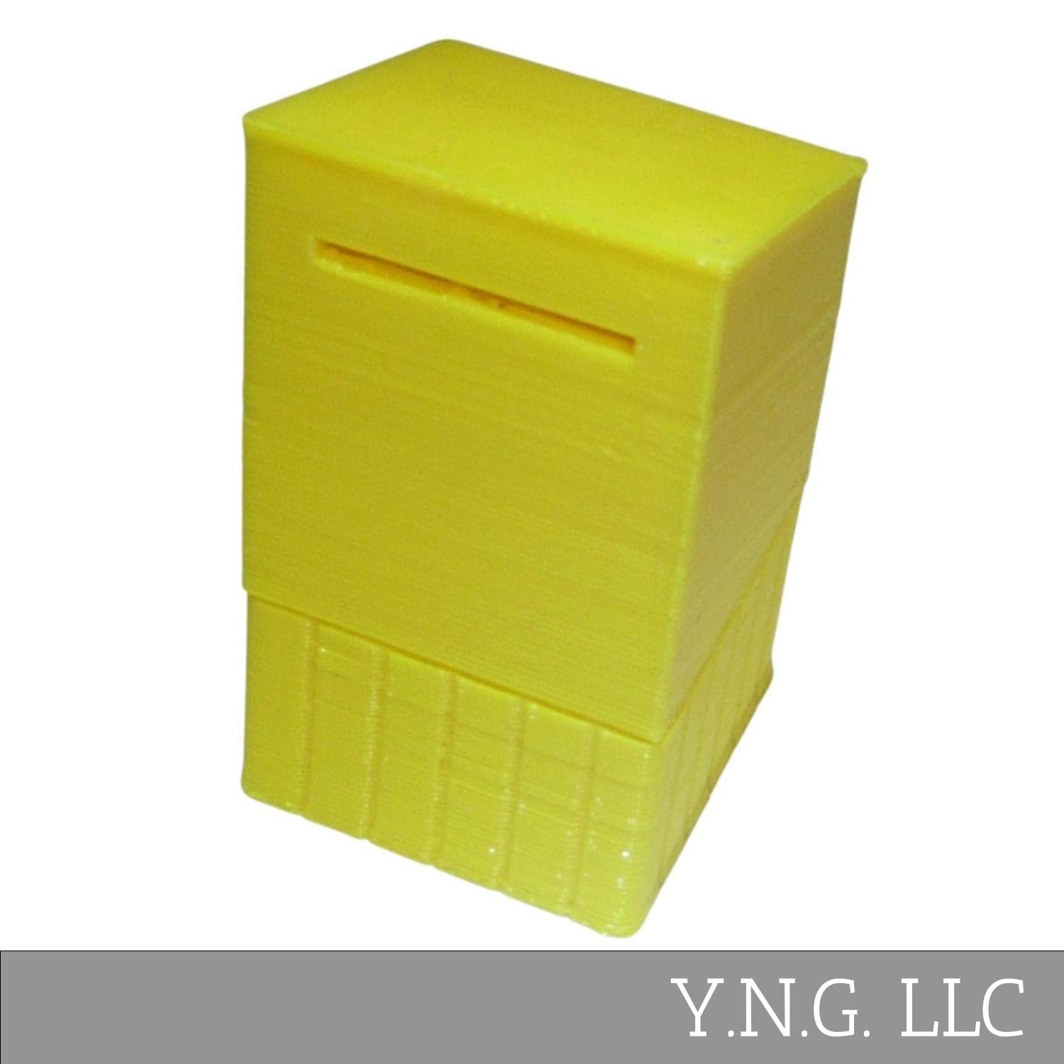 USPS Compatible Mailbox-Shaped Postage Stamp Dispenser for Roll Stamps - Made in USA (PR156-YLW) - Perfect for Offices, Homes & Mailing Stations
