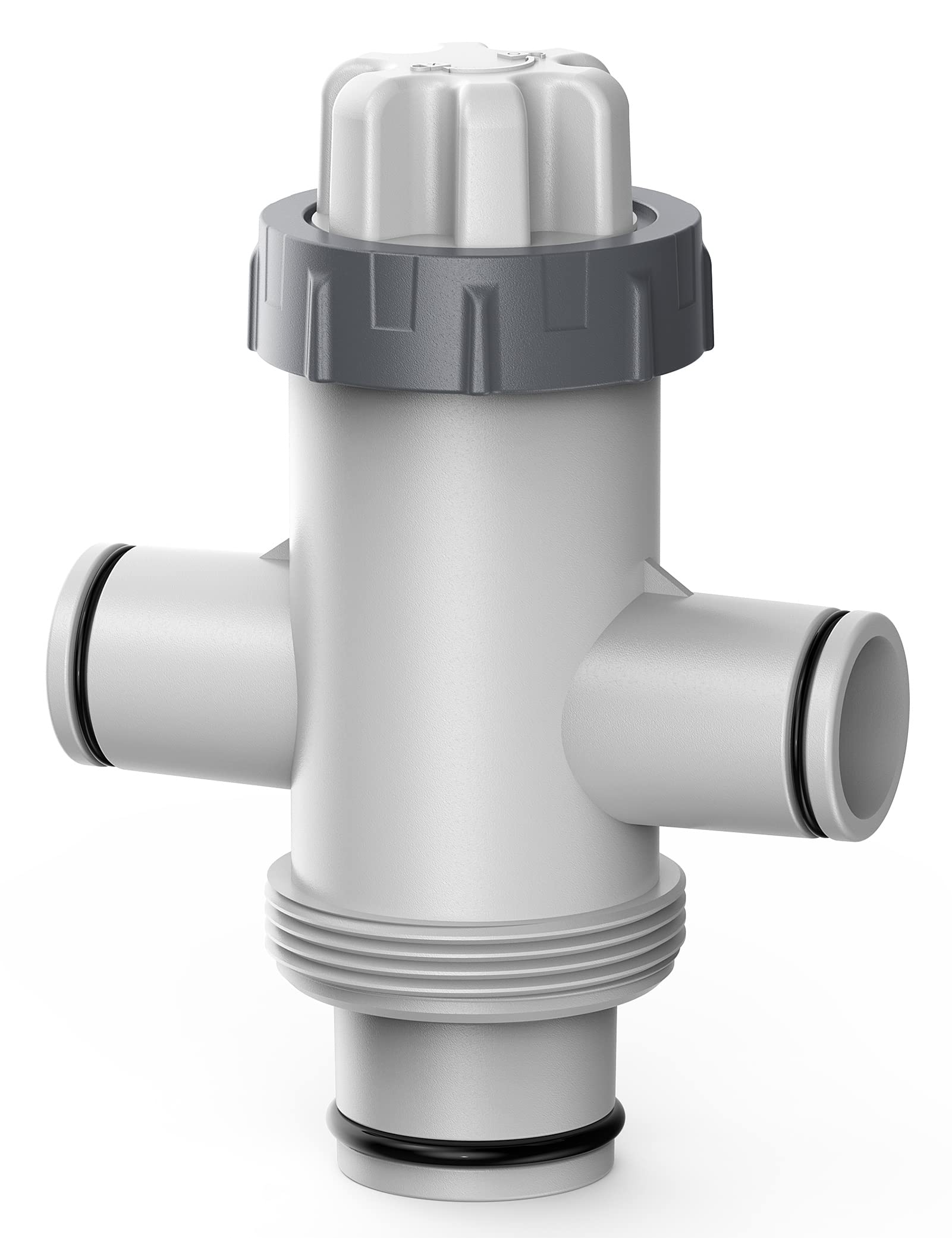 2 in 1 Split Swimming Pool Hose Plunger Valve - Replacement Part for Pool Filter Circulation System | Perfect for Inground & Above Ground Pools Maintenance