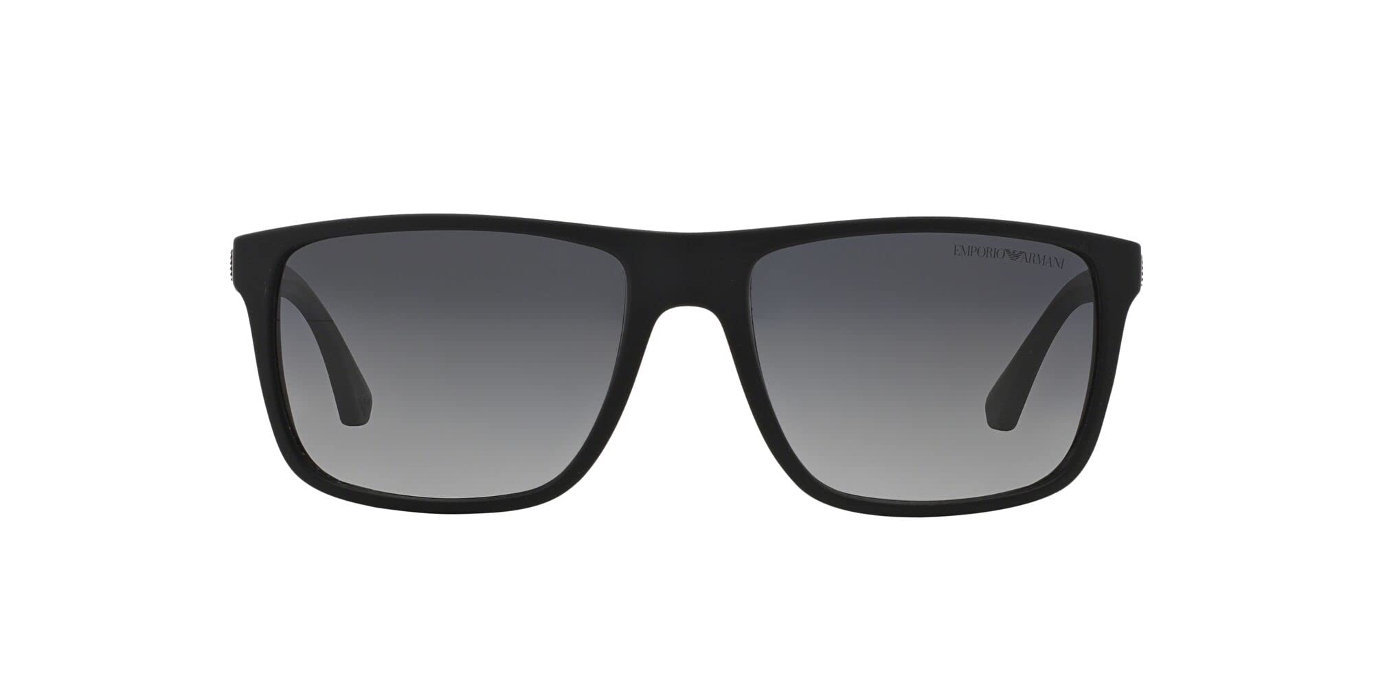 Emporio Armani EA4033 Square Sunglasses for Men - UV Protection Polarized Lenses - Classic Aviator Style for Driving, Travel & Outdoor Activities
