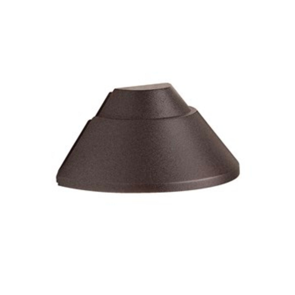 Kichler 15165AZ 12V Mini Deck Light in Architectural Bronze - Outdoor Landscape Lighting for Patio, Garden, and Pathway