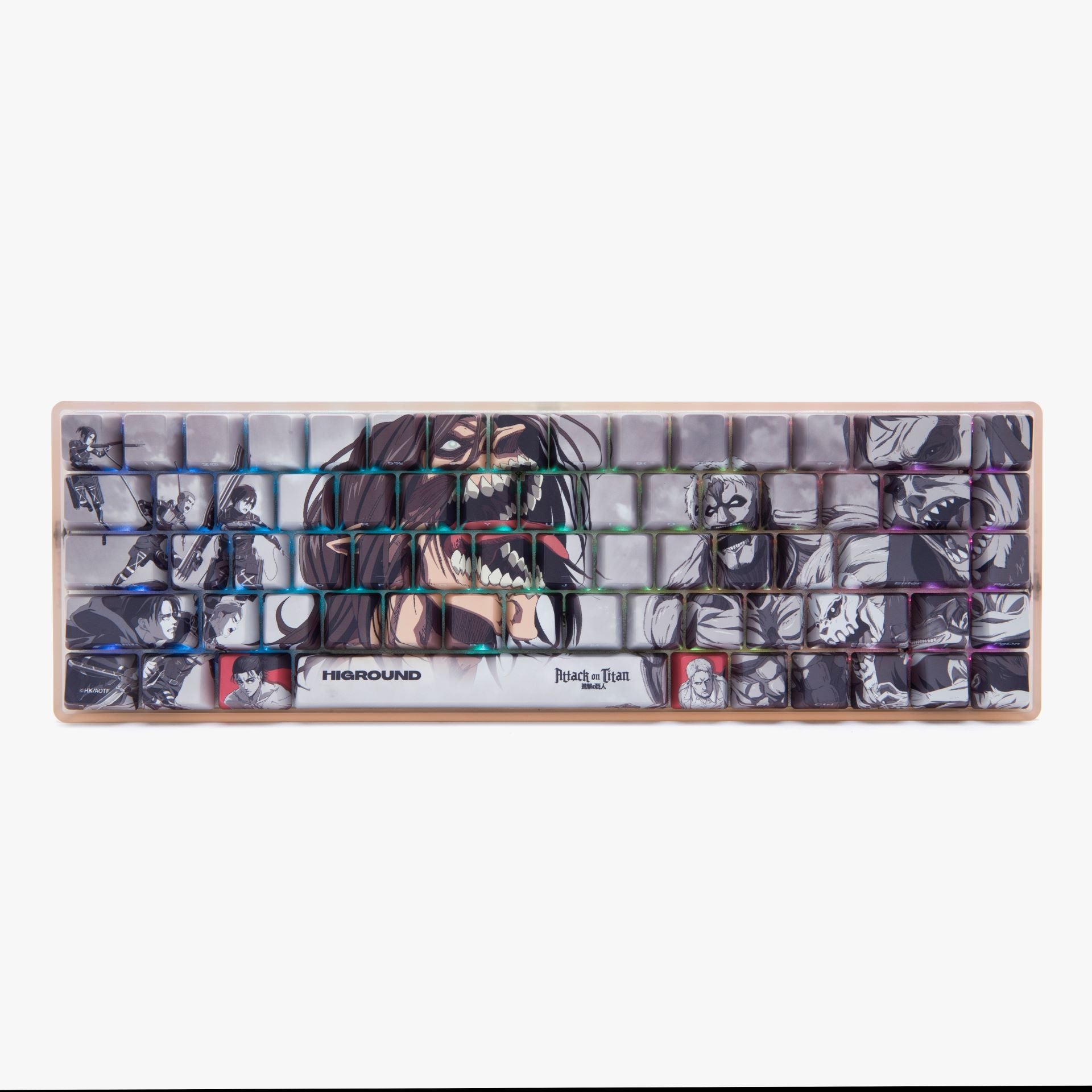 AOT2 x HG Basecamp 65% Mechanical Keyboard - EREN Edition | Compact Wired Gaming & Office Keyboard for PC, Mac | Perfect for Typing, Programming & Esports