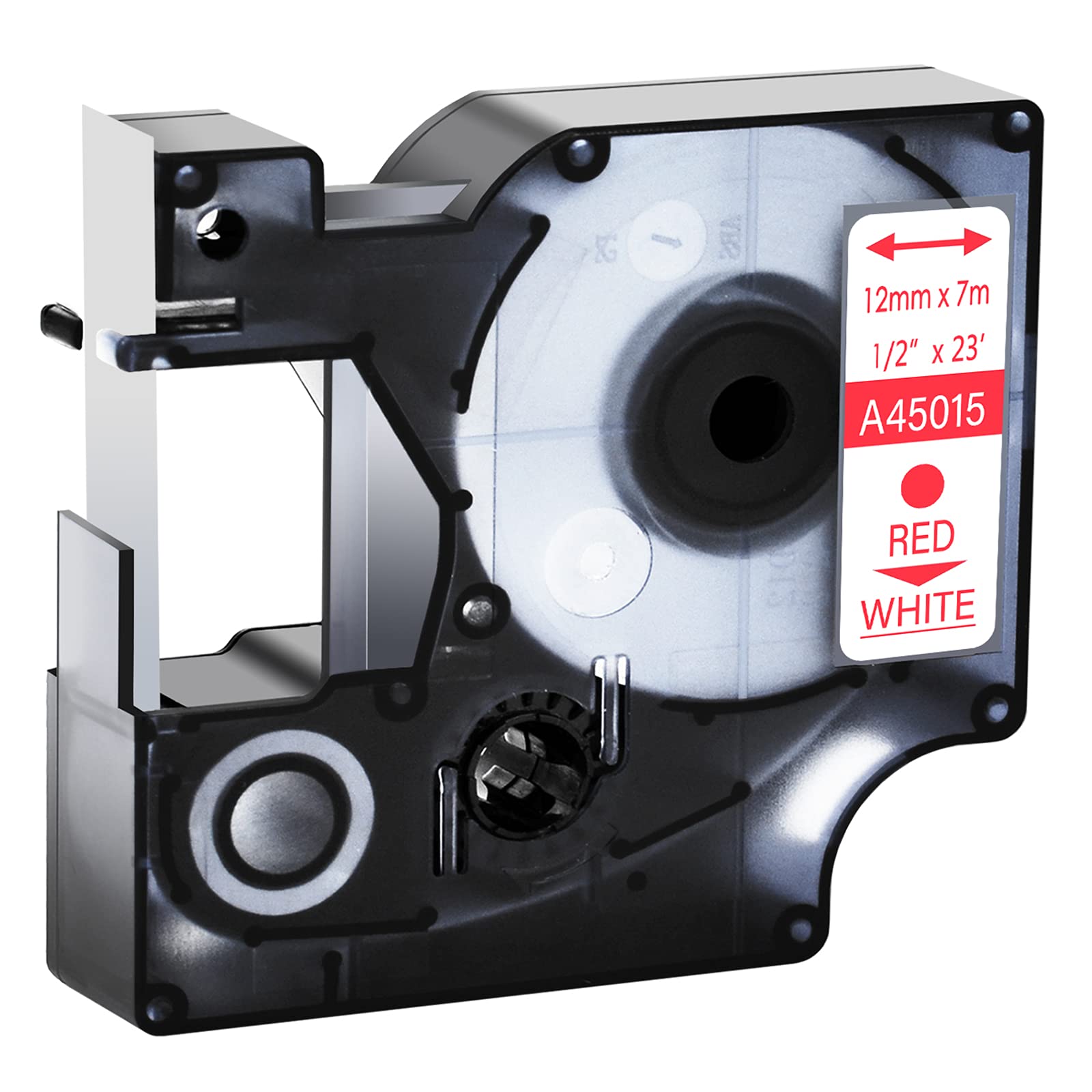 GREENCYCLE Compatible Label Maker Tape for DYMO D1 - 1/2