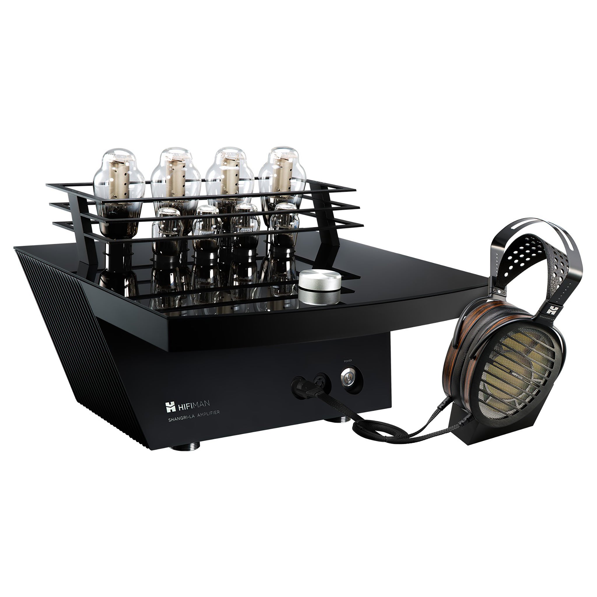 HifiMAN SHANGRI LA Senior Electrostatic Headphone System with Amplifier - Premium Audiophile Headphones for Studio Recording & Hi-Fi Music Listening