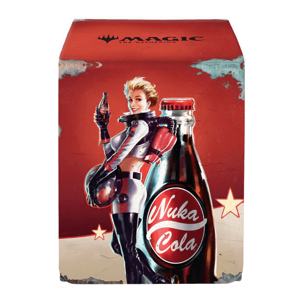Fallout® Nuka Cola Pinup Alcove Flip Deck Box for Magic: The Gathering - Premium MTG Card Storage with Vintage Gaming Style - Perfect for Collectors & Game Nights