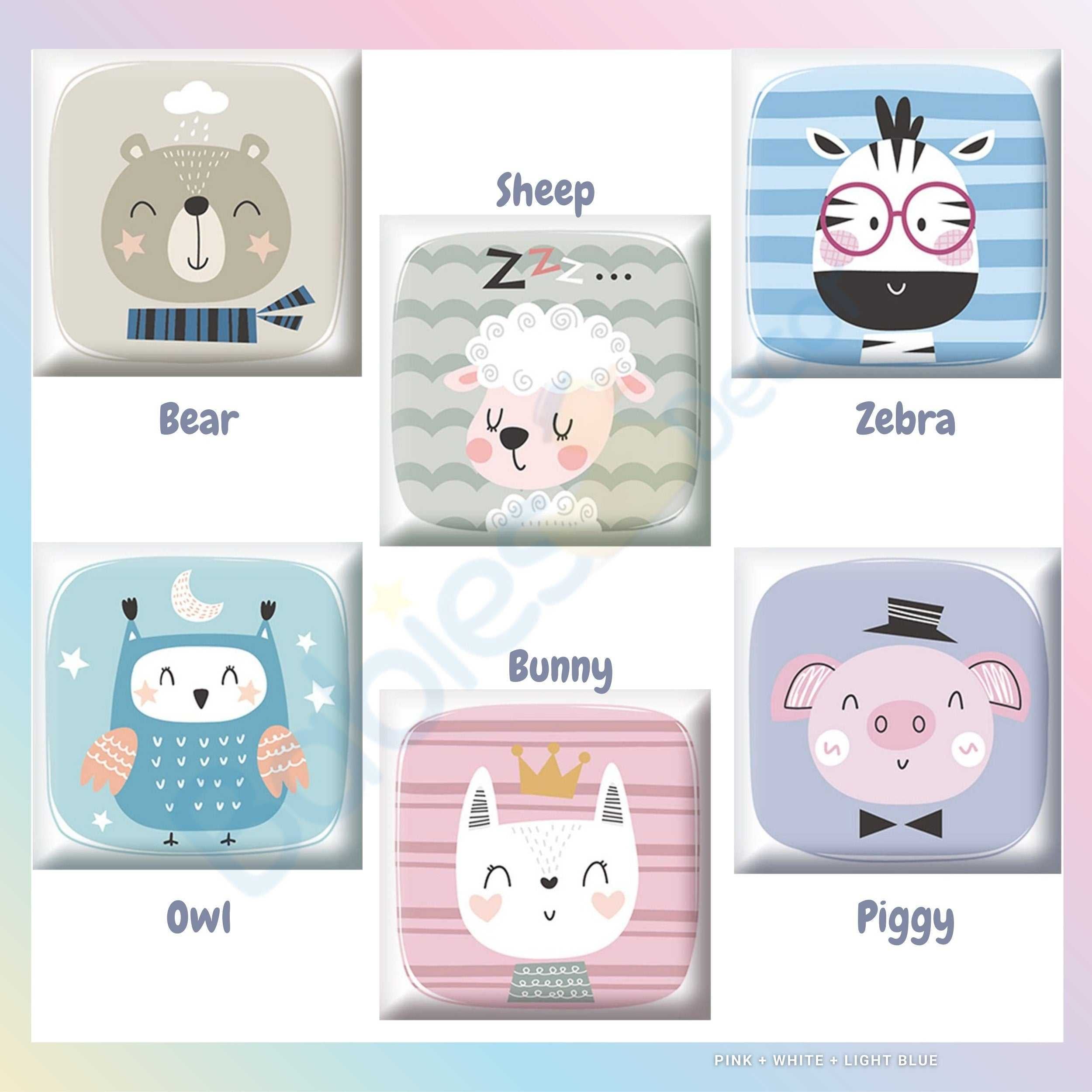 Soft Baby Farm Animal Wall Padded Safety Cushions for Kids - Nursery Decor, Playroom Protection & Toddler Safety Bumpers (Set of 4) - Perfect for Daycare, Bedroom & Play Areas
