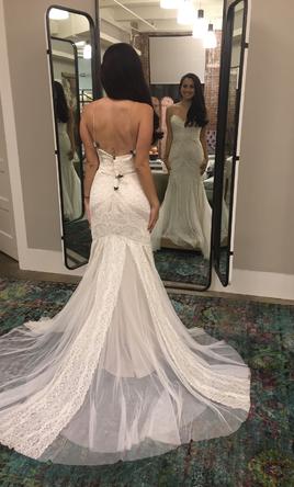 BHLDN Watters Love Marley Wren Gown - Elegant Lace Wedding Dress for Brides, Perfect for Beach, Garden & Romantic Ceremonies