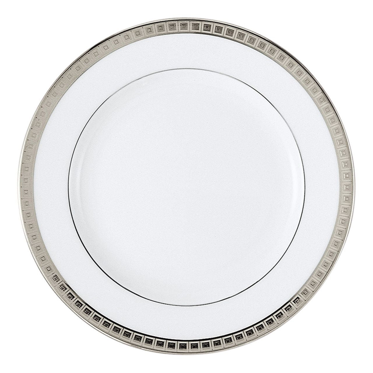 Athena Platinum Elegant Bread and Butter Plate Set - 6-Piece Dinnerware for Formal Dining, Tea Parties & Everyday Use