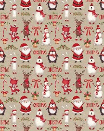 Christmas Collection Santa Brown