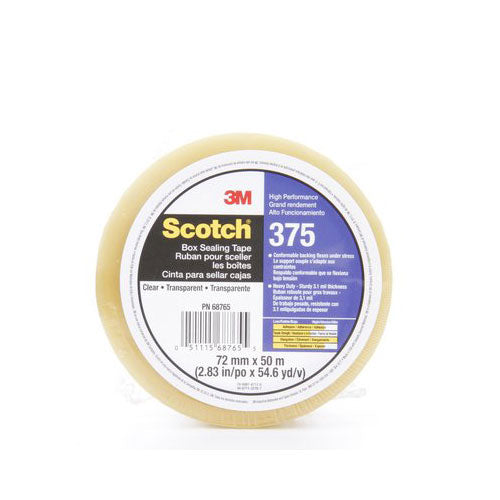 3M Scotch 68765 High Performance Box Sealing Tape - 72mm x 50m (2.83