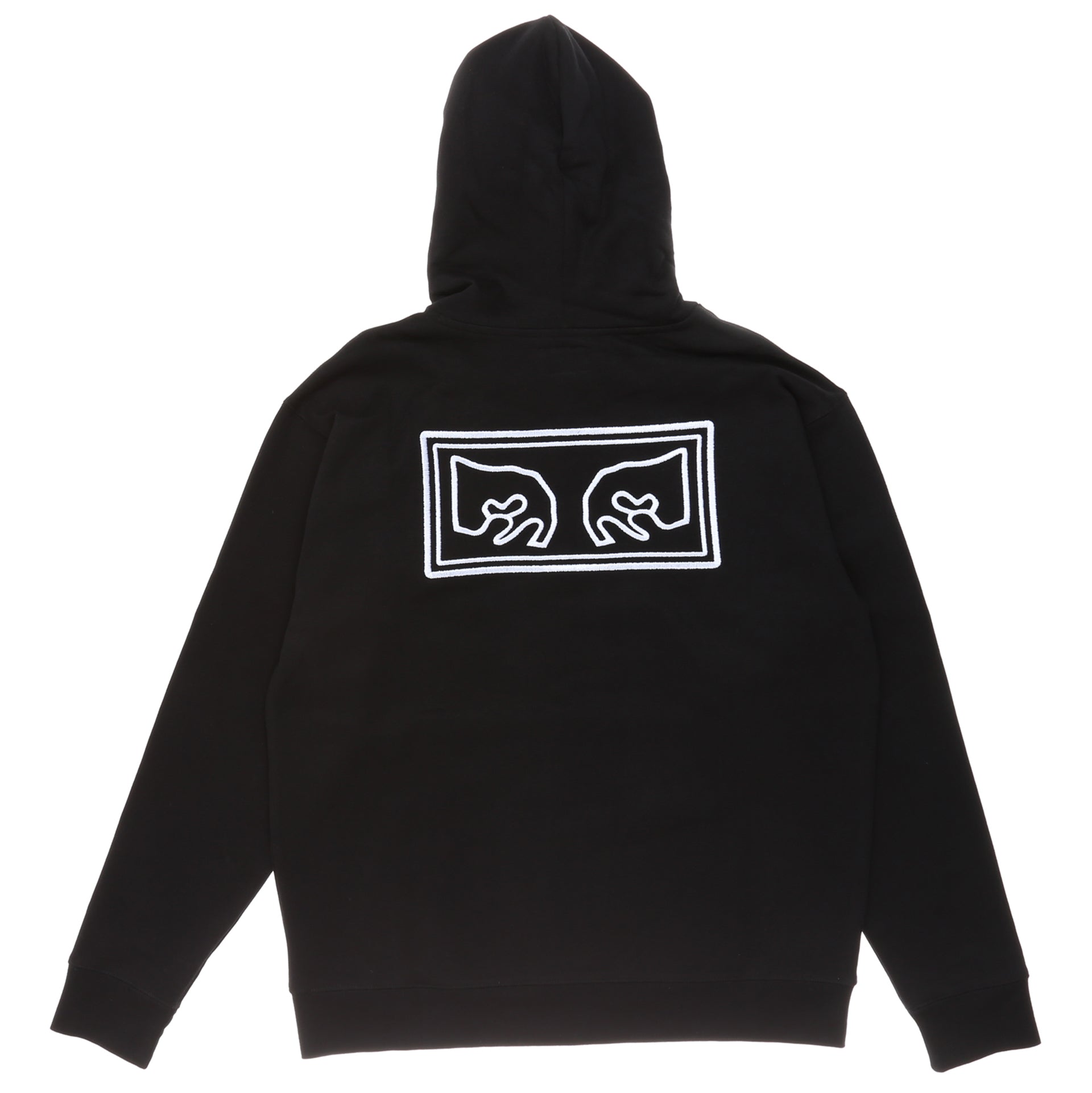 Obey Eye Hood - Black Gothic Streetwear for Men & Women | Perfect for Urban Fashion, Concerts & Halloween Costumes