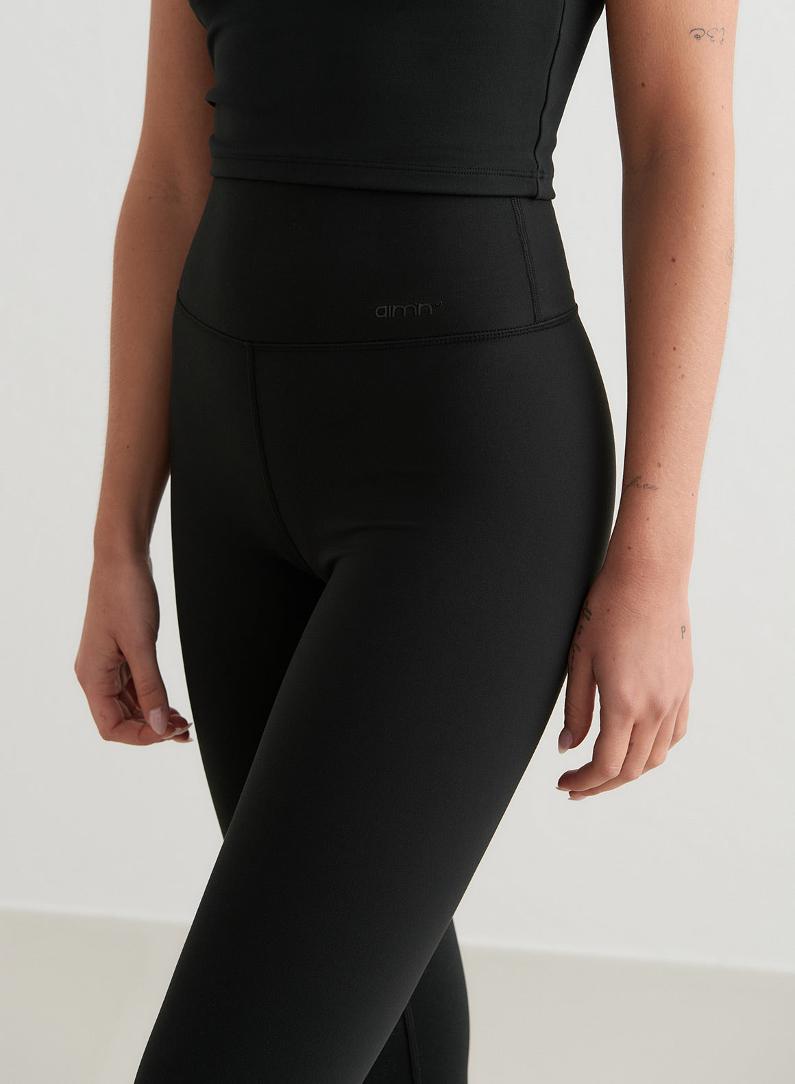 Premium Black Sense Tights for Women - High Waist Yoga Pants with Comfortable Stretch & Breathable Fabric - Perfect for Workout, Running, Gym & Daily Wear