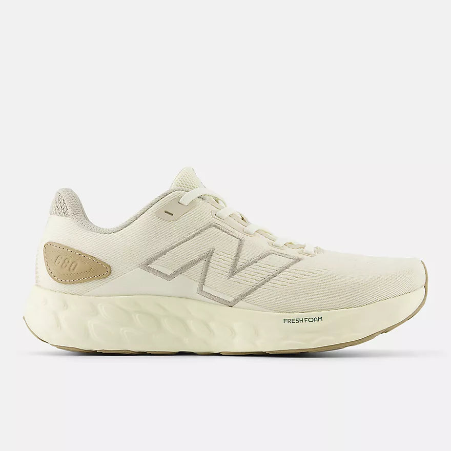 New Balance 680 V8 Women's Running Shoes - White | Lightweight Cushioned Sneakers for Jogging, Gym & Everyday Wear