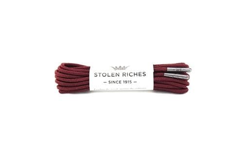 Premium Burgundy Boot Shoelaces - 54 Inches/137cm Long Leather Laces for Work Boots, Hiking & Military Shoes - Durable & Stylish Replacement Laces for Outdoor, Casual & Workwear