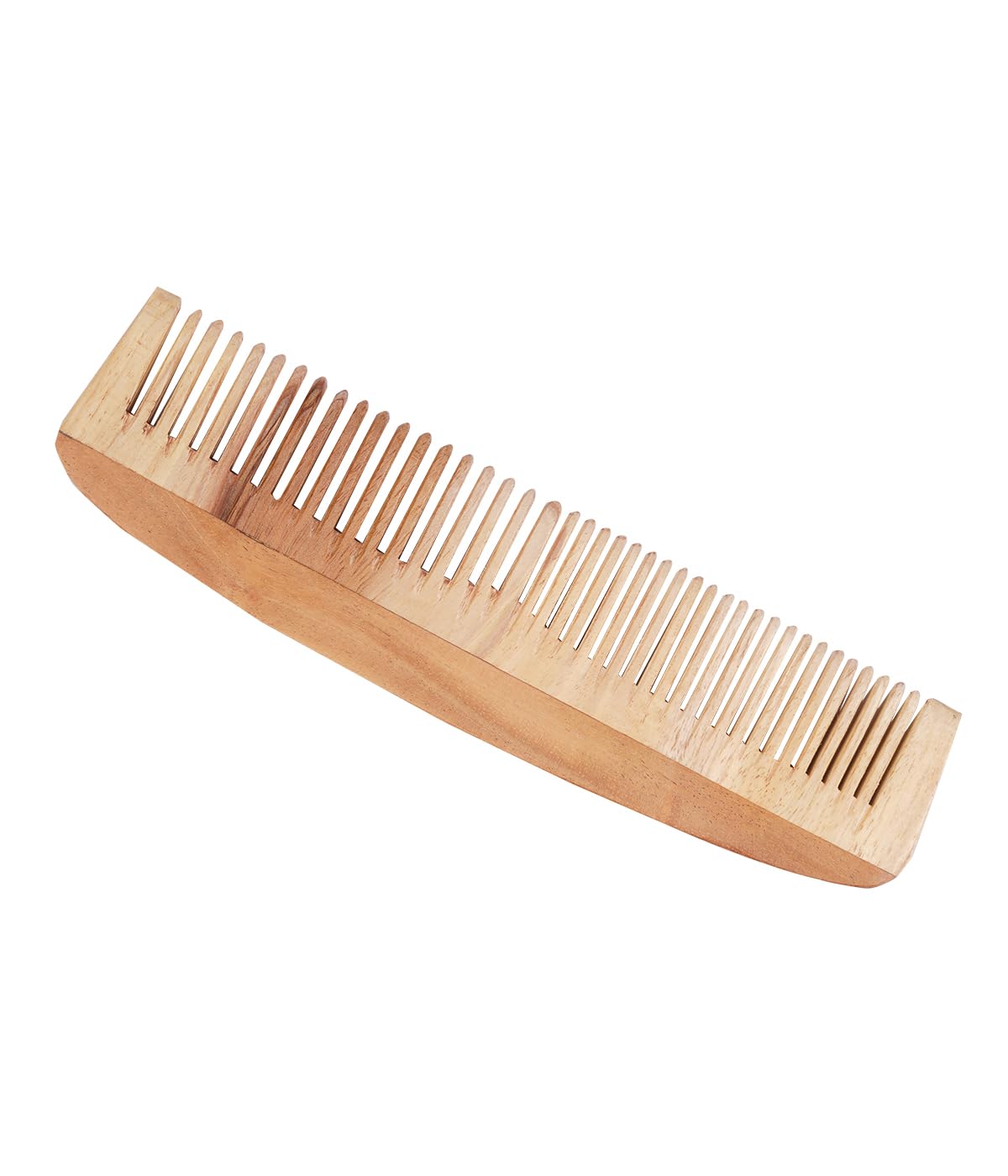 Organic Neem Wood Comb for Hair Growth & Scalp Health - Natural Anti-Dandruff & Detangling Hairbrush for Men & Women - Perfect for Daily Hair Care & Ayurvedic Scalp Massage