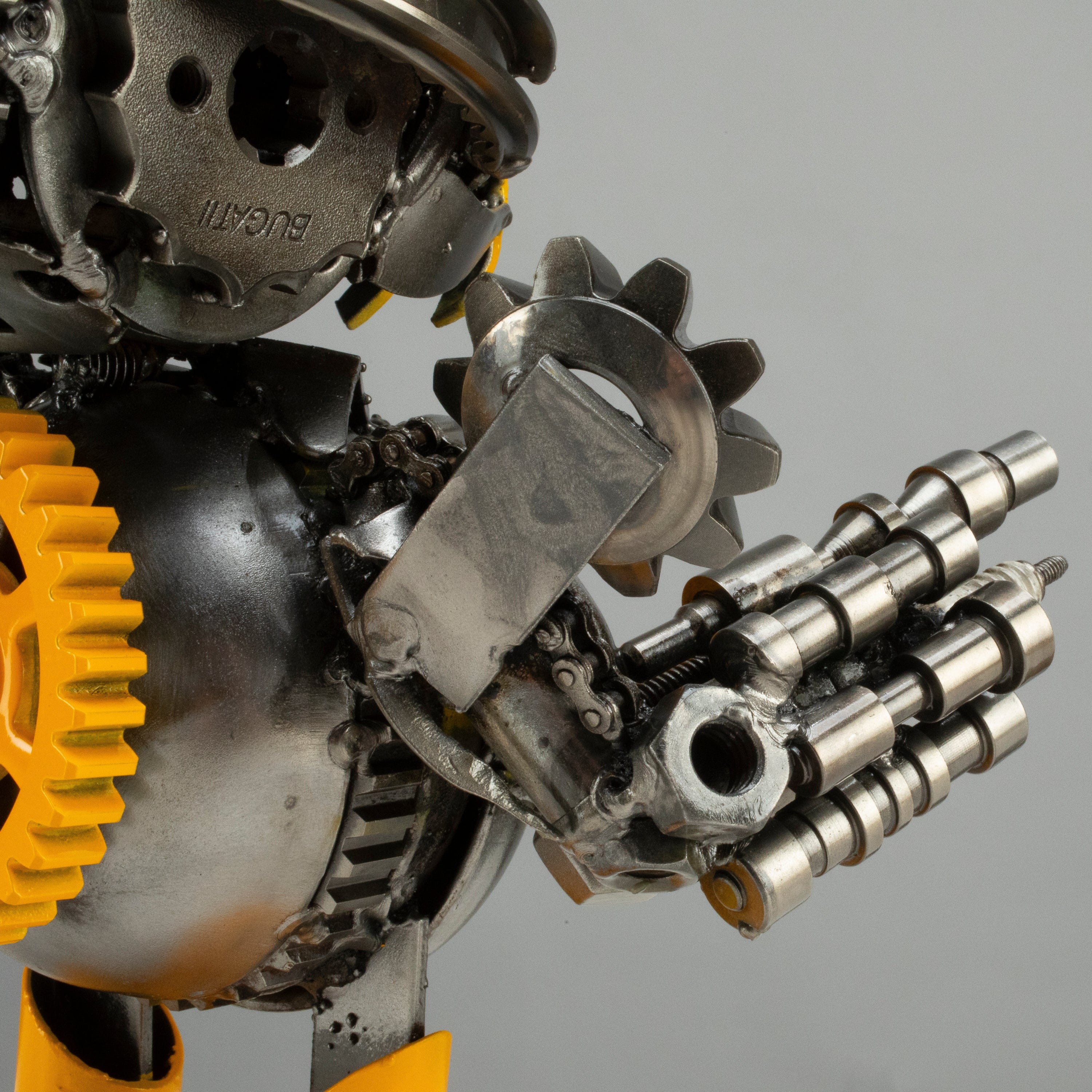 10 BumbleBee Inspired Recycled Metal Sculptures - Eco-Friendly Home Decor & Garden Art - Perfect for Wall Decor, Office Decor, and Unique Gift Ideas