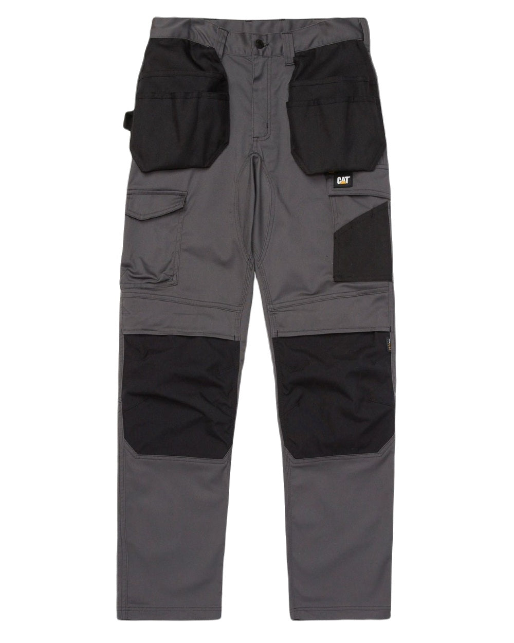 Caterpillar Essential Stretch Knee Pocket Work Pants - Durable & Comfortable Holster Trousers for Construction, Landscaping & Outdoor Work