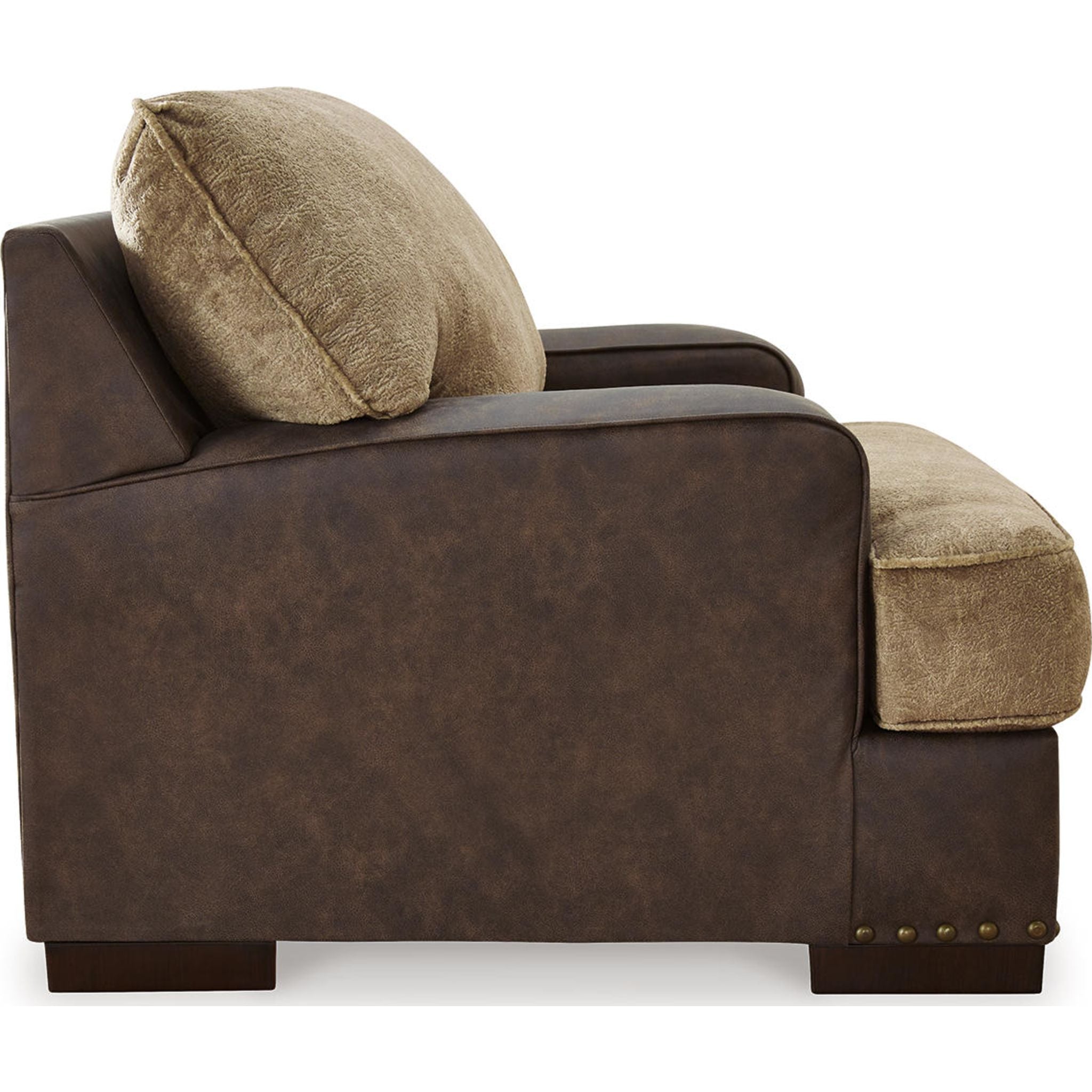 Alesbury Oversized Chair and a Half in Rich Chocolate Brown – Perfect for Living Rooms, Reading Nooks & Cozy Spaces