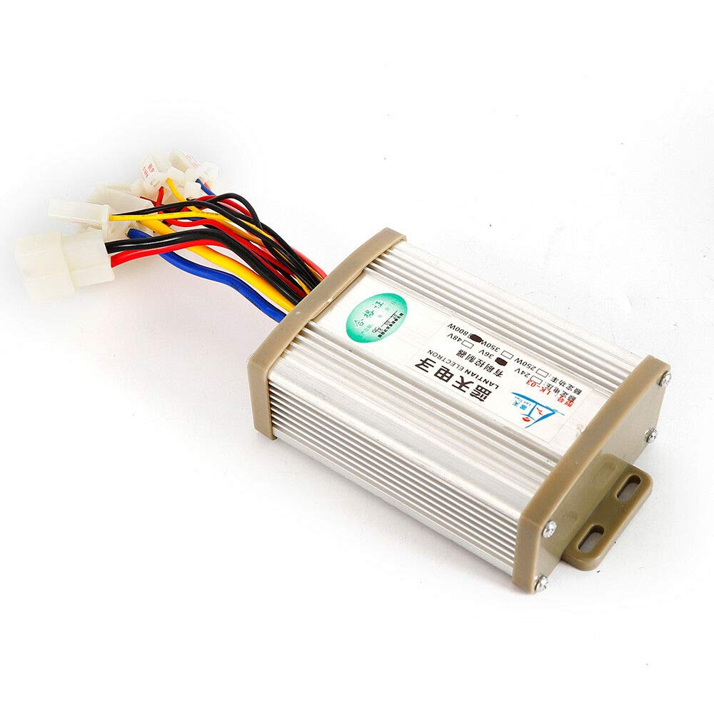 YIYIBYUS 36V 800W Brushless Motor Controller & Throttle Grip Kit - Compatible with Electric Bikes, EVO Scooters, Tricycles & Extreme Scooters | Perfect for Commuting, Off-Road Adventures & Urban Transportation