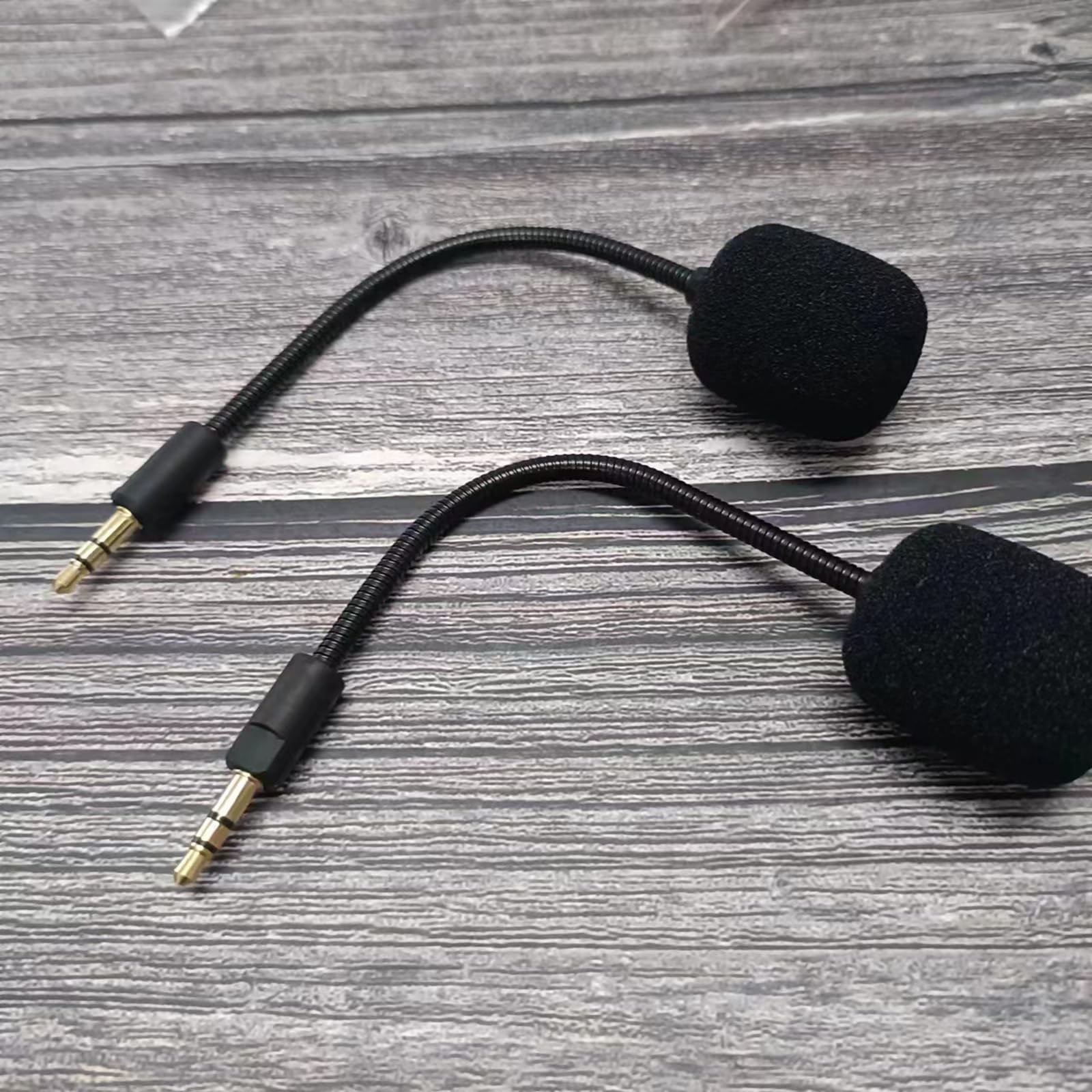 Detachable 3.5mm Boom Microphone for BarracudaX Headset - Plug & Play Windproof Foam Mic with Noise Cancellation - Flexible & Stylish Design for Gaming, Streaming & Online Meetings