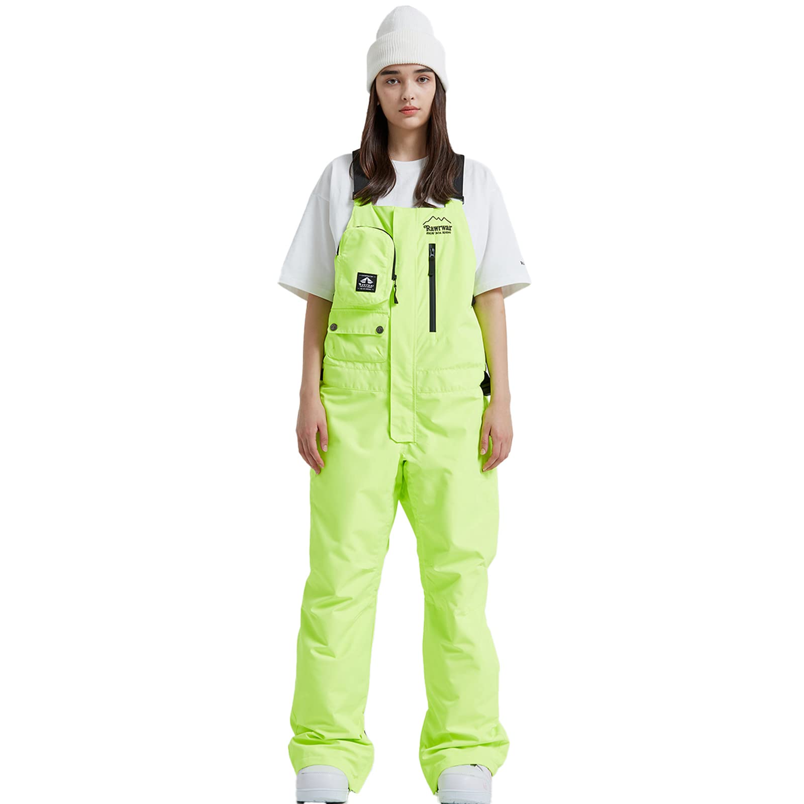 Waterproof Insulated Ski Bib Overalls for Men & Women - Windproof Snow Pants for Skiing, Snowboarding & Outdoor Winter Activities