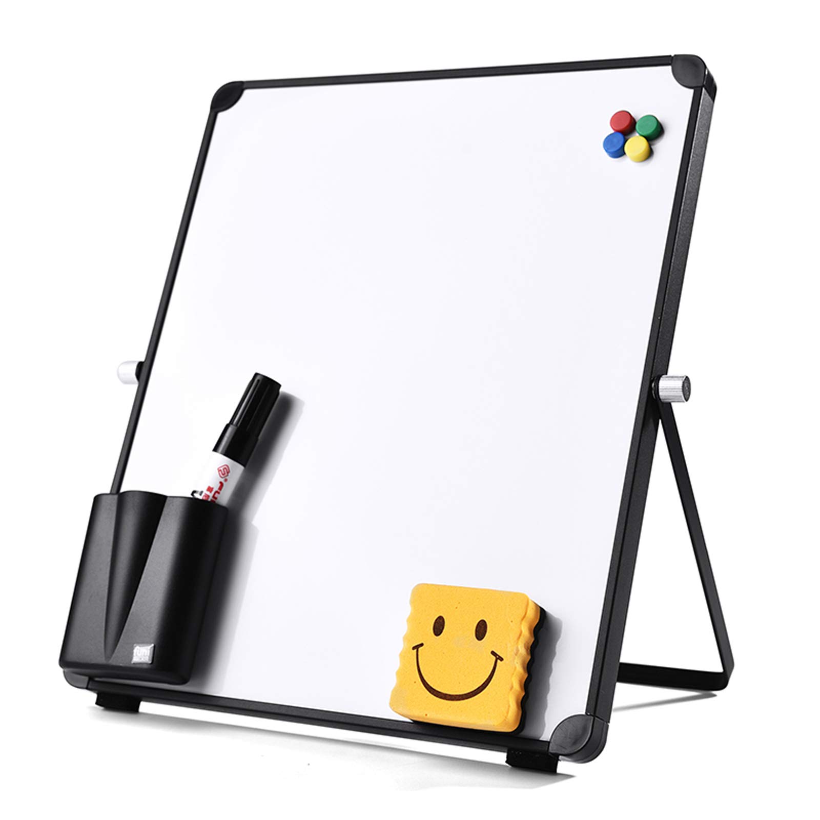 XXJF Magnetic Dry Erase Mini Whiteboard - Portable Desktop White Board for Office, Home & School Use - Perfect for Meetings, Notes, Reminders & Kids Learning