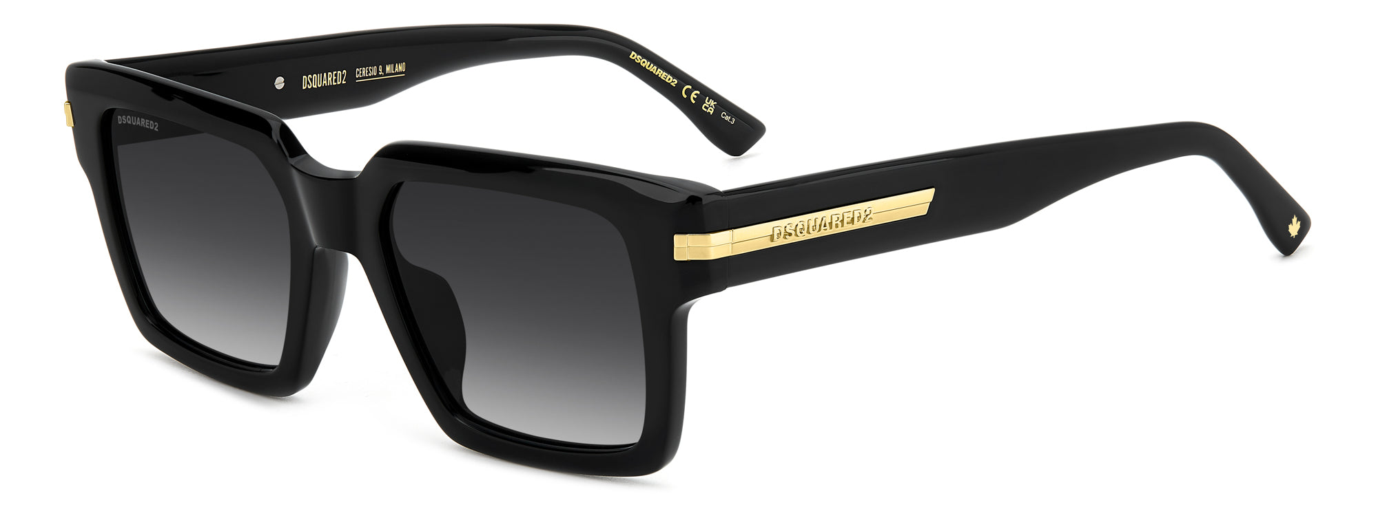 DSQUARED2 D2 0161/G/S Sunglasses - Polarized UV Protection Aviator Style for Men & Women - Perfect for Driving, Travel & Outdoor Activities