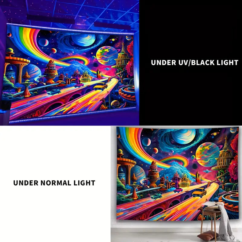Cosmic Highway - Premium Space-Themed Wall Art for Home & Office Decor | Perfect for Astronomy Lovers & Sci-Fi Enthusiasts
