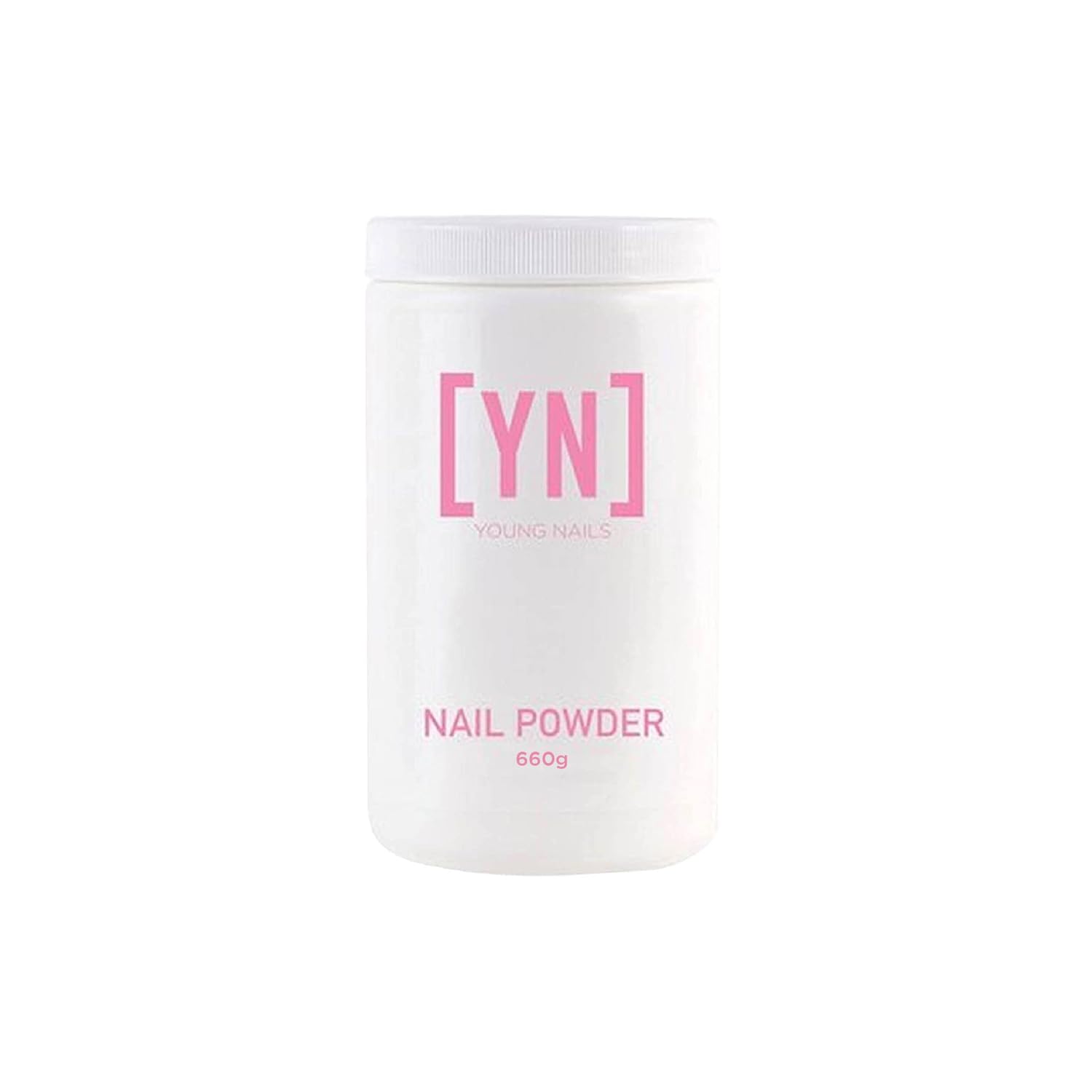 Young Nails Acrylic Cover Powder - Professional Self-Leveling Acrylic Nail Powder for Extensions (Clear, Nude, Pink, White) | Superior Adhesion, Flamingo Color, 660g | Perfect for Salon Professionals & DIY Nail Art at Home