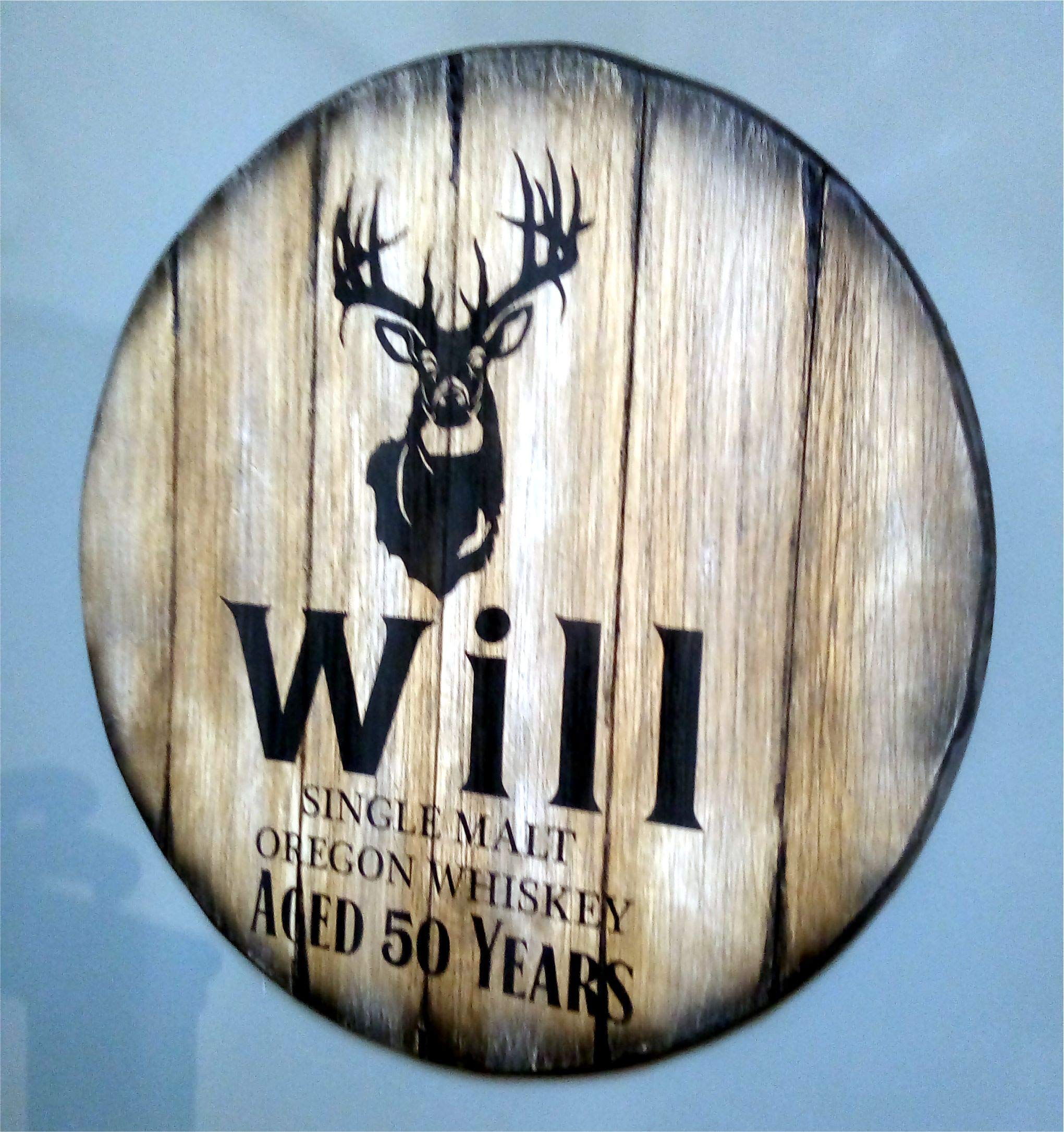 Handmade Custom Rustic Wood Sign with Stag Artwork - Inspired by Whiskey Barrels - Personalized Home Bar & Man Cave Decor - Unique Gifts for Men, Husband, Dad, Groom - Perfect for Cabin, Lodge, or Whiskey-Themed Room Decor