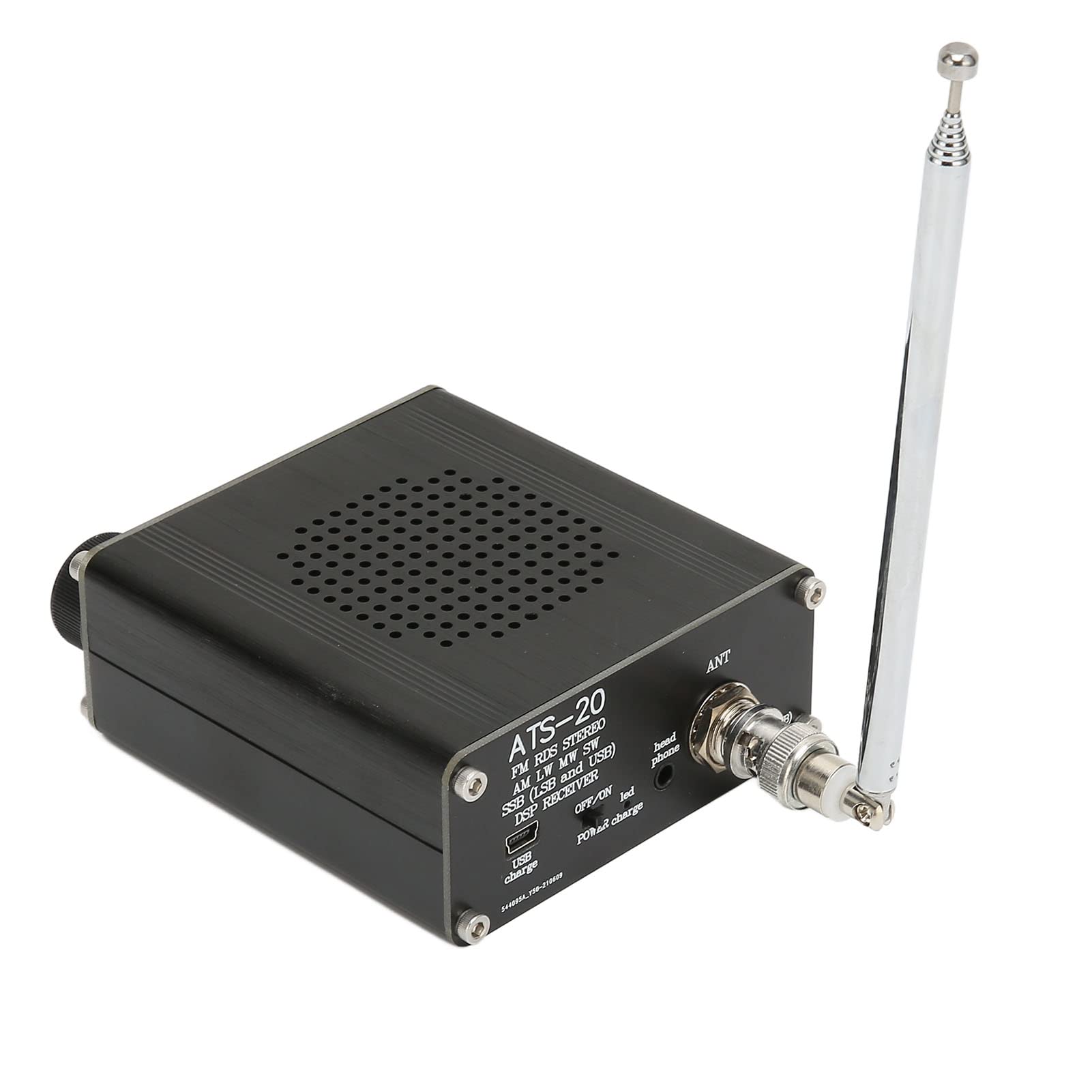 Si4732 Full Band Radio Receiver - Portable Aluminum Alloy FM/AM/SW/SSB (LSB/USB) Shortwave Radio Scanner with Wide Frequency Coverage - Ideal for Travel, Emergency Preparedness & Outdoor Adventures