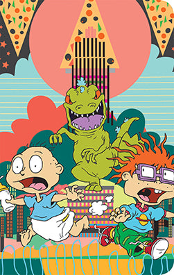 Rugrats Pocket Notebook Set of 3 - Cute Cartoon Design Mini Notepads for Kids & Adults - Perfect for School, Office, Travel & Gift Giving