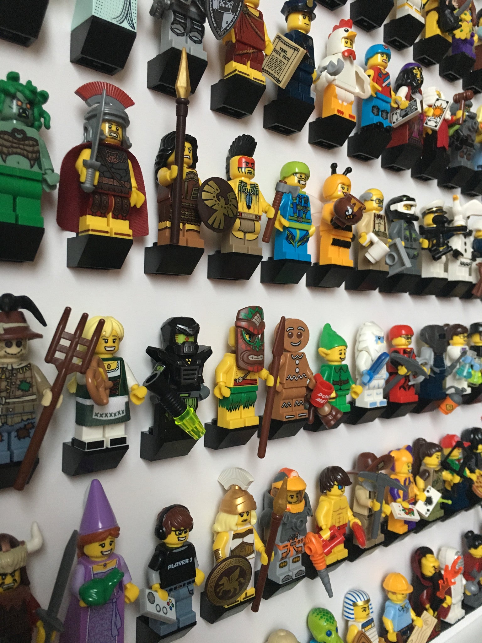 Collector Edition Large Display Frame for 112 Lego® Minifigures - Perfect for Showcasing & Organizing Your Lego Collection at Home or Office