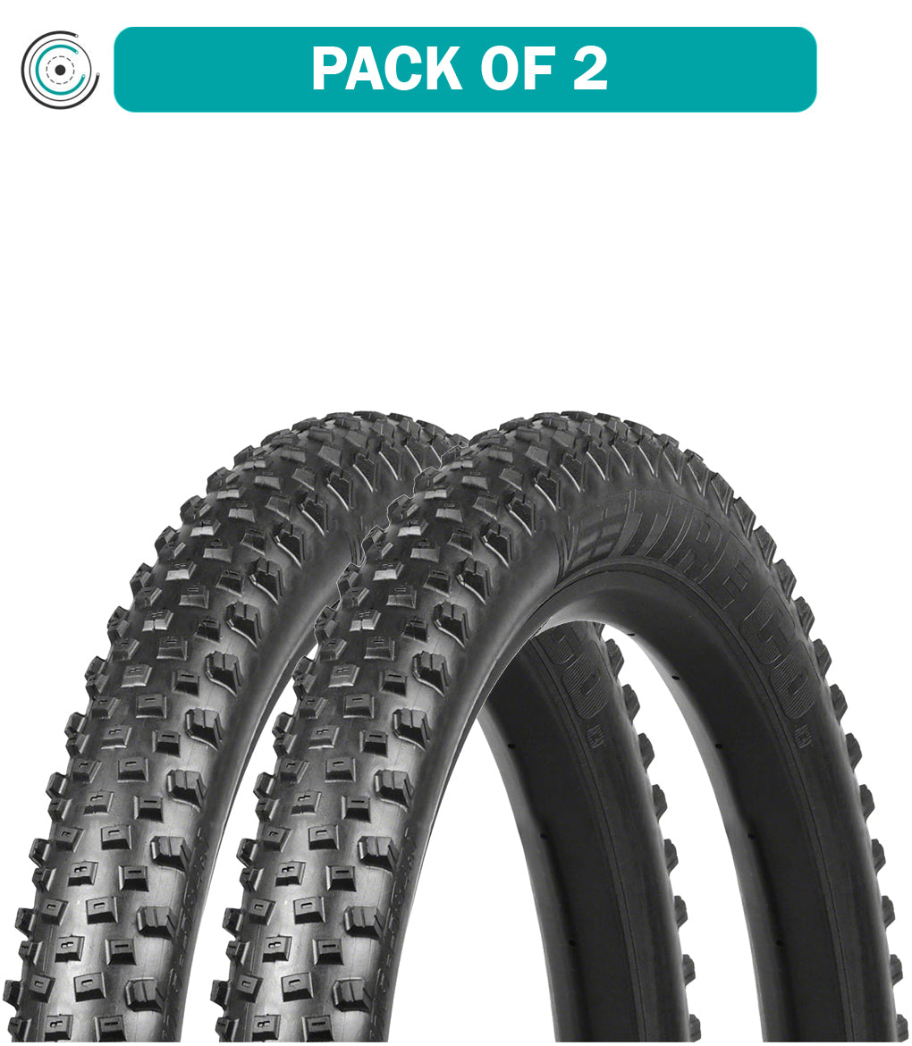 2 Pack Vee Tire Co. Crown Gem 24 x 2.25 Tubeless Bike Tires - 120 TPI Dual Compound B37819 for Mountain Biking & Urban Commuting