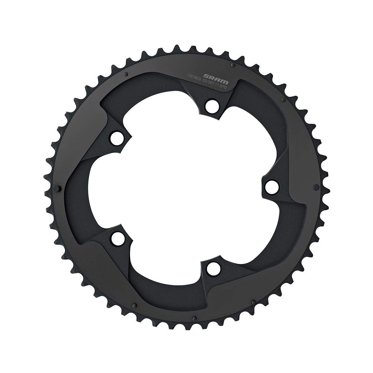 SRAM Red Road Bike Chainring - 110 BCD, 50/34T, 12-Speed Compatible for High-Performance Cycling | Perfect for Road Racing, Training & Endurance Rides