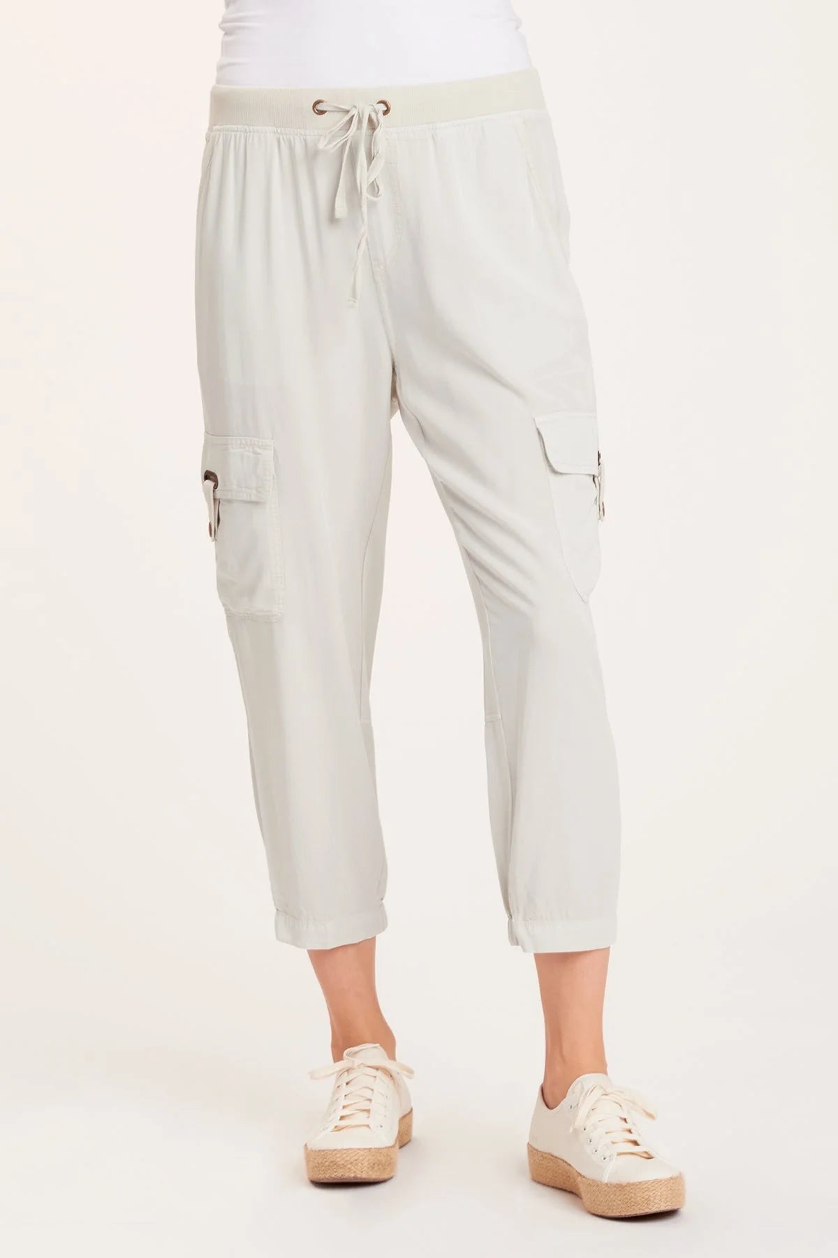 Fenton Crop Pant - High Waisted Stretch Comfort Pants for Women | Casual & Work Wear | Perfect for Yoga, Office & Everyday Use