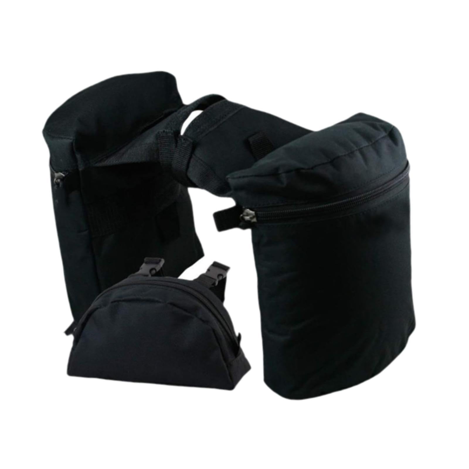 Western Saddle Horn Bags Set - Durable Pommel Horn Bags for Endurance Riding & Equestrian Sports - Outdoor Western Design Horse Saddle Bags for Trail Riding, Camping & Horseback Adventures