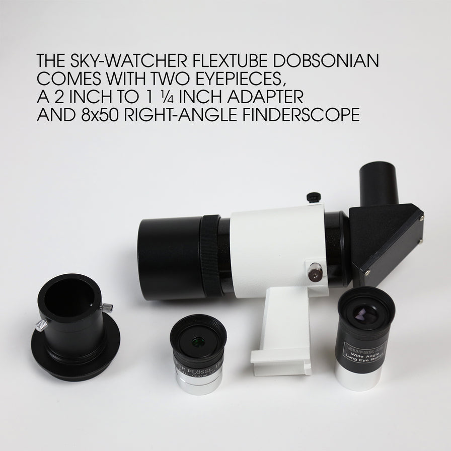 Sky Watcher Flextube 200P Collapsible Dobsonian Telescope - 8 Inch Aperture Portable Astronomy Telescope for Stargazing, Moon & Planet Observation - Perfect for Backyard, Camping & Outdoor Adventures