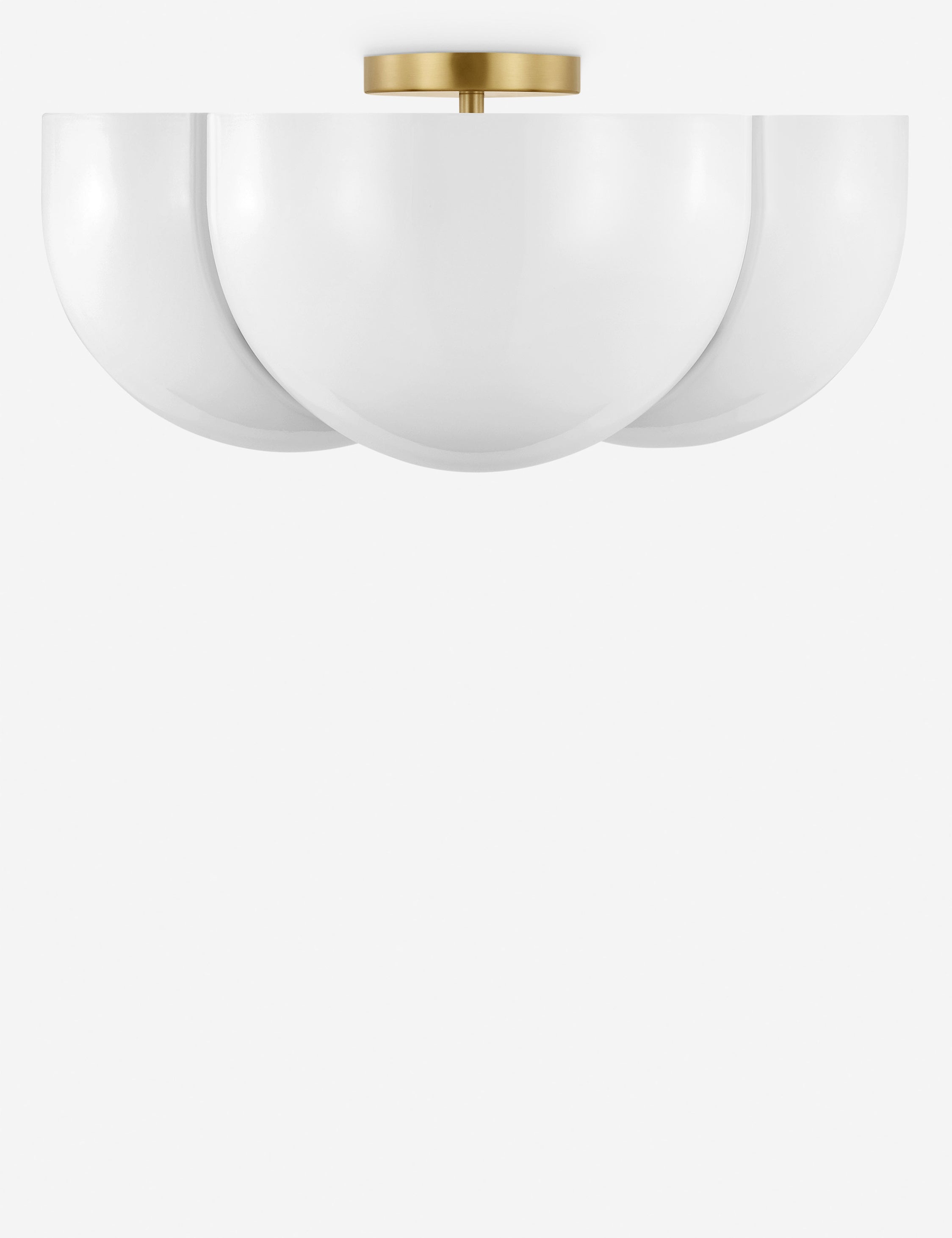 Cheverny Semi Flush Mount Light by Christiane Lemieux - Modern Ceiling Fixture for Dining Room, Bedroom & Hallway Lighting