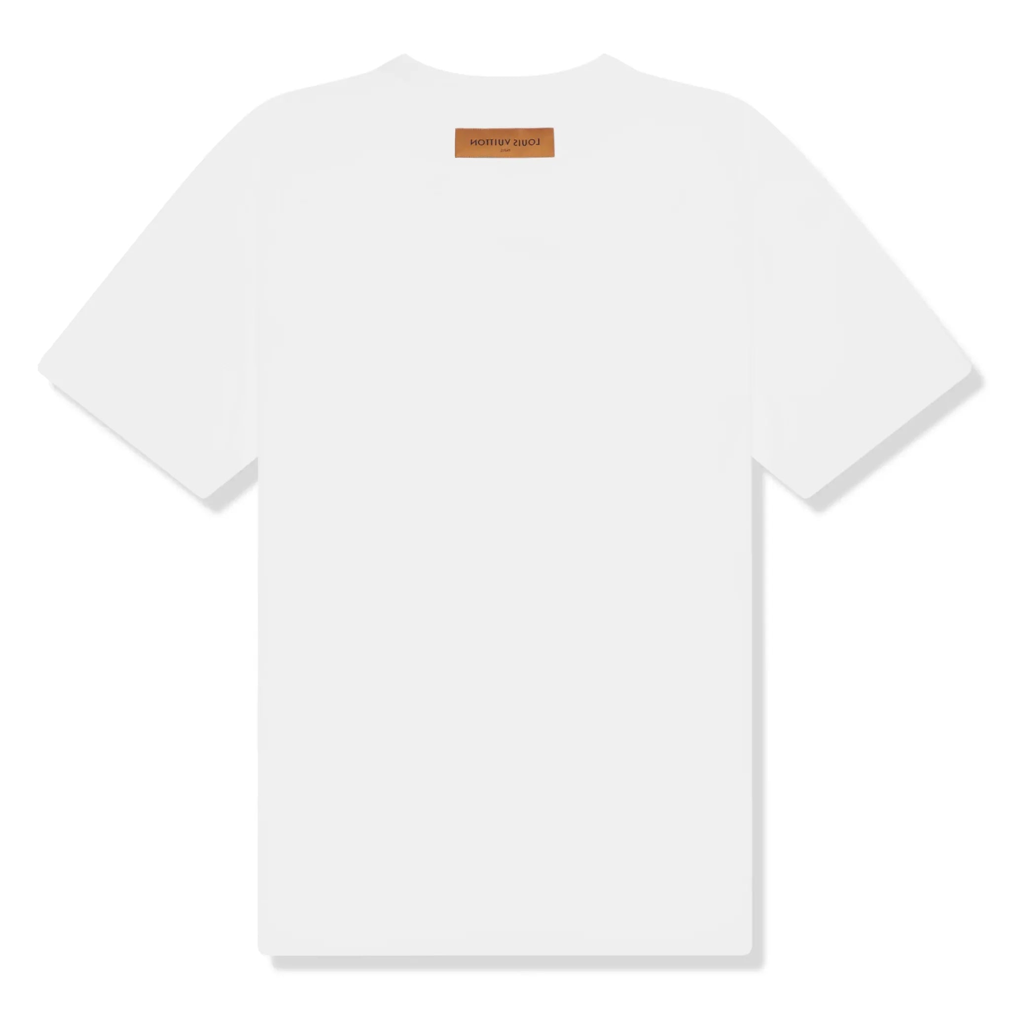 Authentic Louis Vuitton Monogram Printed Multi White T-Shirt - Vintage Luxury Cotton Tee for Men | Perfect for Casual Wear, Street Style & Designer Collections