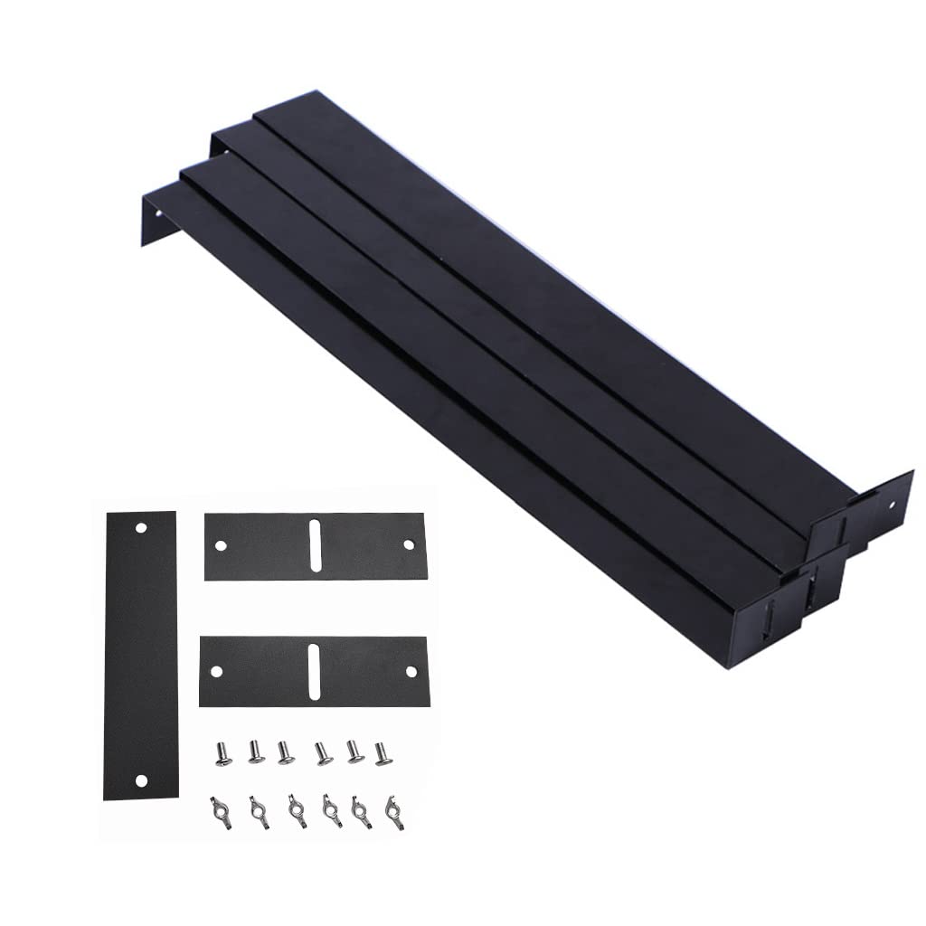 Adjustable PC Stand for Floor - Heavy Duty CPU Holder with Straps, Fits Most Computer Cases (Black, 51cm) - Perfect for Gaming Rigs & Office Workstations