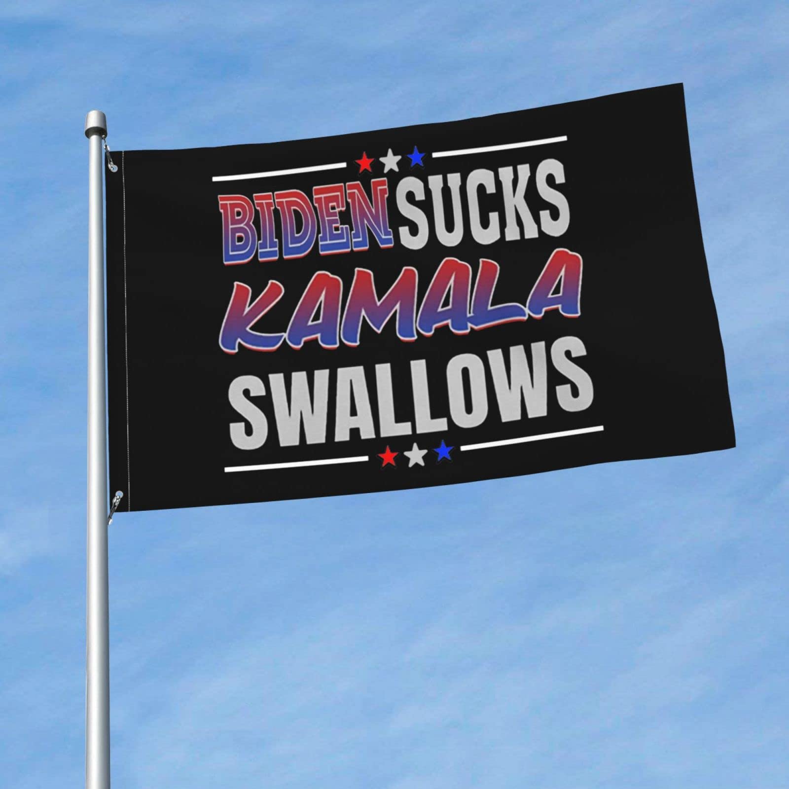 Anti Joe Biden Anti-Democrat Flag 3x5 FT - UV Fade Resistant Outdoor Garden Yard Flag with Grommets - Perfect for Political Protests, Rallies & Home Decoration