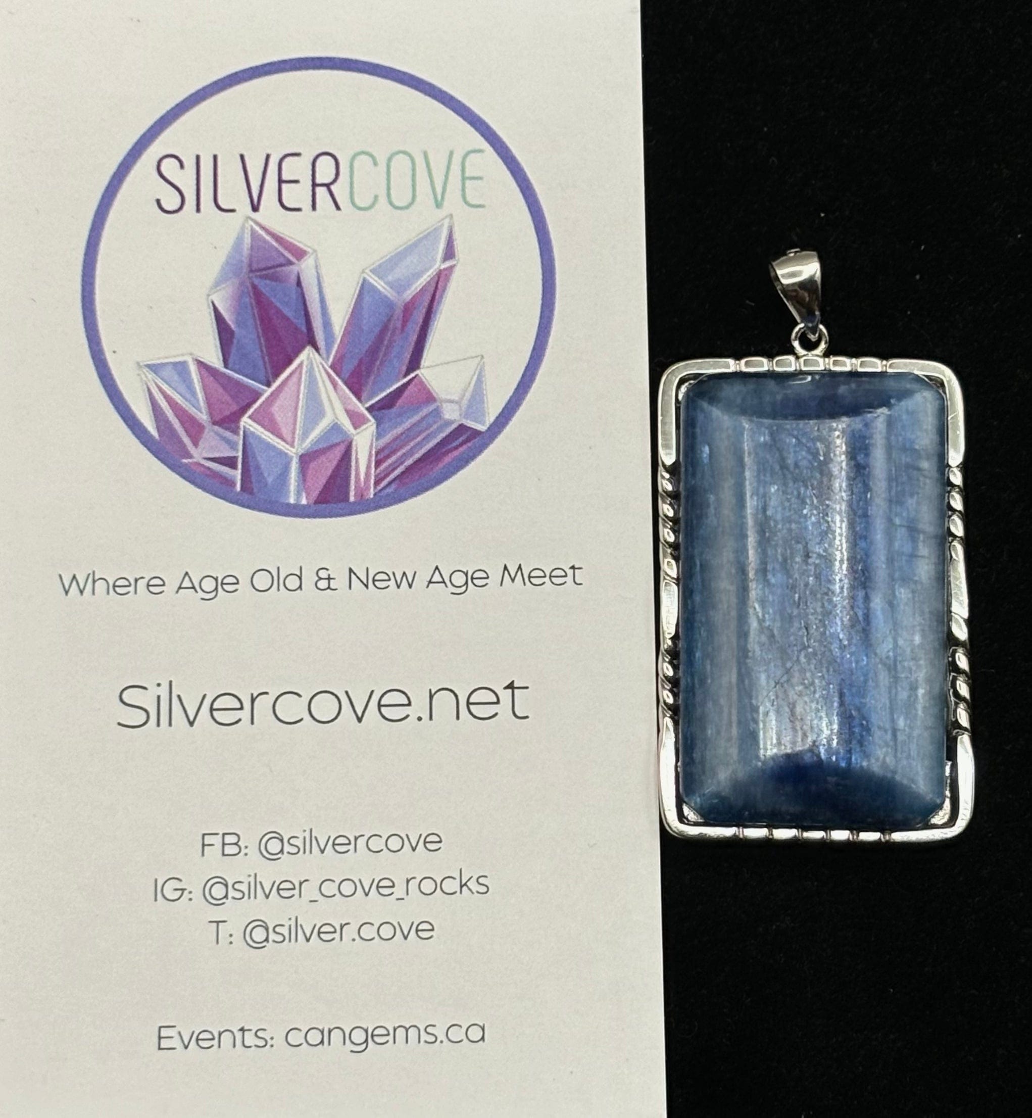 Blue Kyanite Pendant Necklace - Natural Healing Crystal Jewelry for Women & Men | Perfect for Meditation, Energy Healing & Spiritual Protection