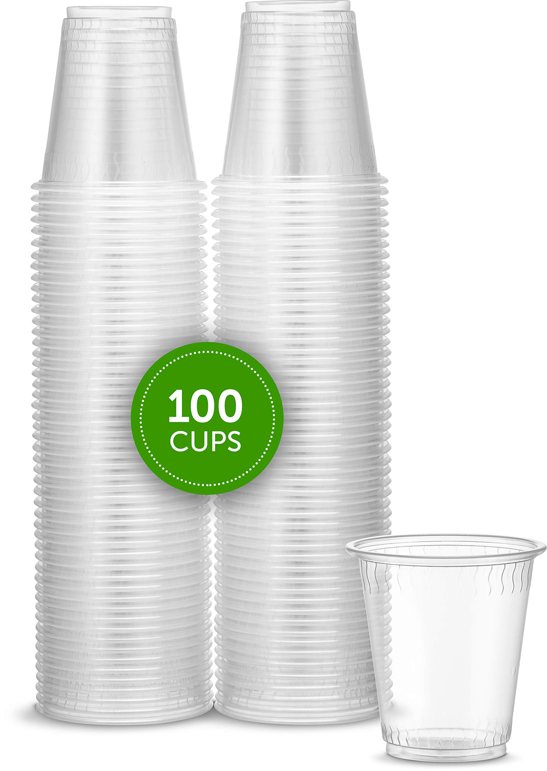 PLASTICPRO 3 oz Clear Plastic Disposable Cups - 200 Count Bulk Pack for Parties, Picnics, and Events | BPA-Free Drinking Cups for Beverages, Cocktails, and Desserts