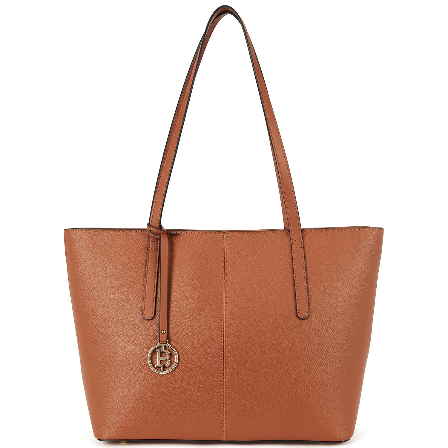 BOSTANTEN Genuine Leather Women's Tote Handbag - Stylish Shoulder Purse for Work, Travel & Everyday Use